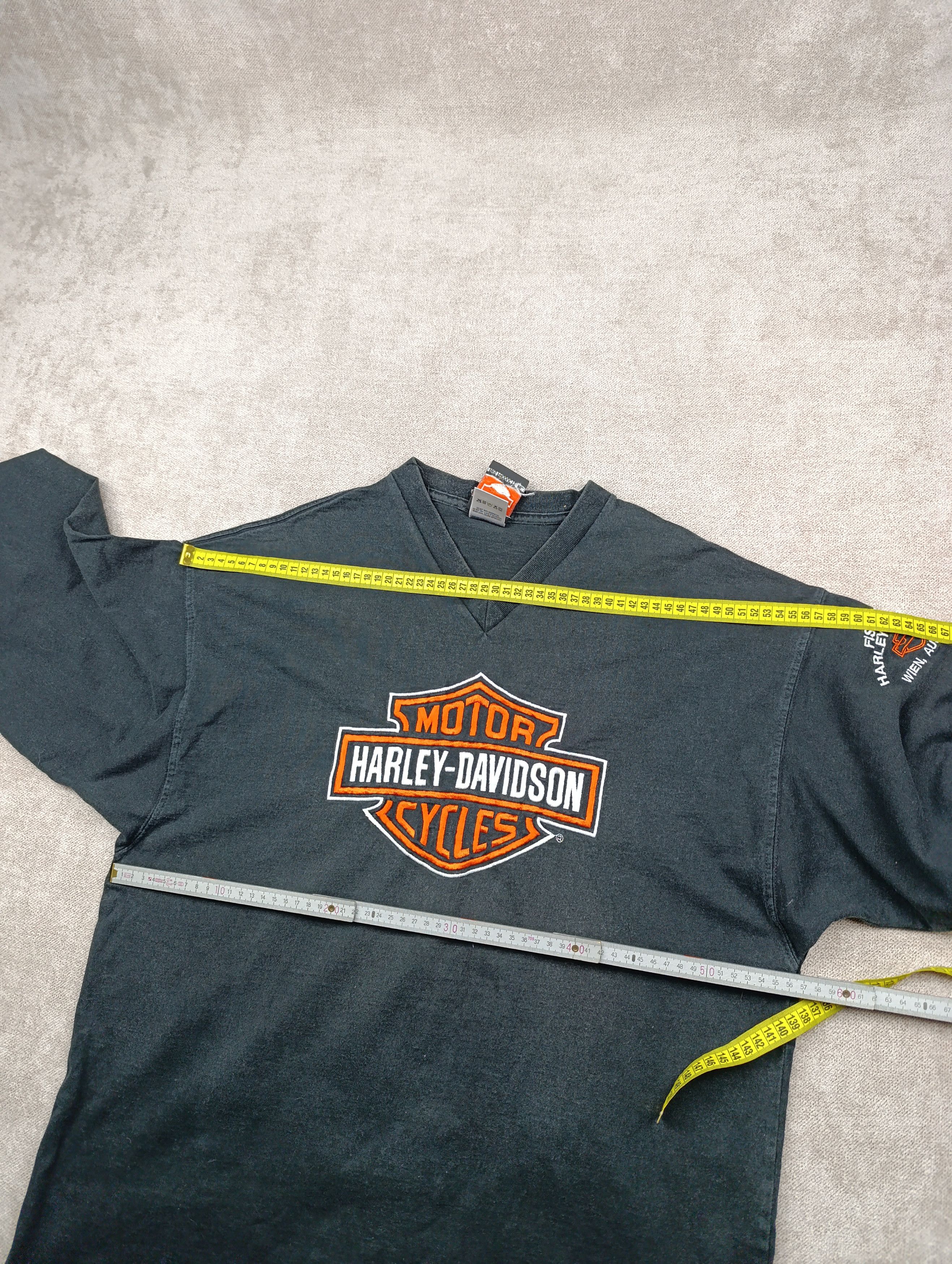 Harley Davidson Vintage Harley-Davidson 3/4 Sleeve Shirt Fade Fischer’s Size US L / EU 52-54 / 3 - 15 Thumbnail