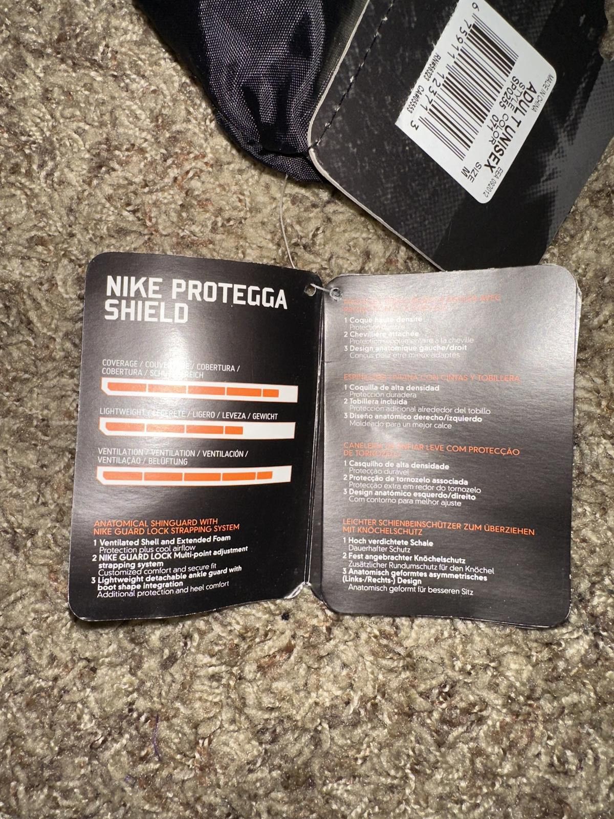 Nike Nike Adult Unisex Black/Yellow Protegga Shield Shinguard Size ONE SIZE - 11 Thumbnail