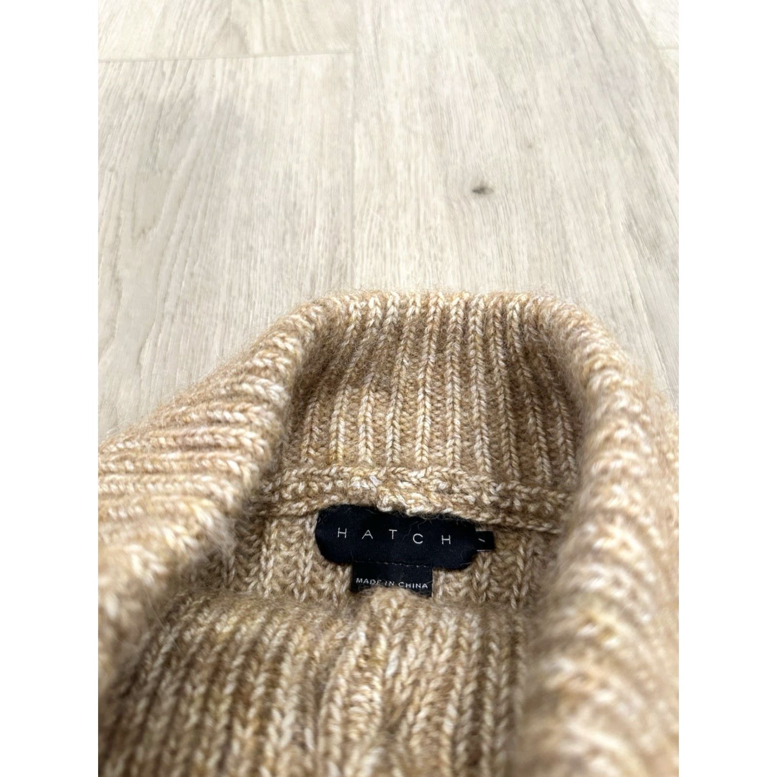 Vintage VINTAGE Hatch Maternity Sweater Beige Alpaca Oversized Pullover 1 Womens Size XS / US 0-2 / IT 36-38 - 7 Thumbnail