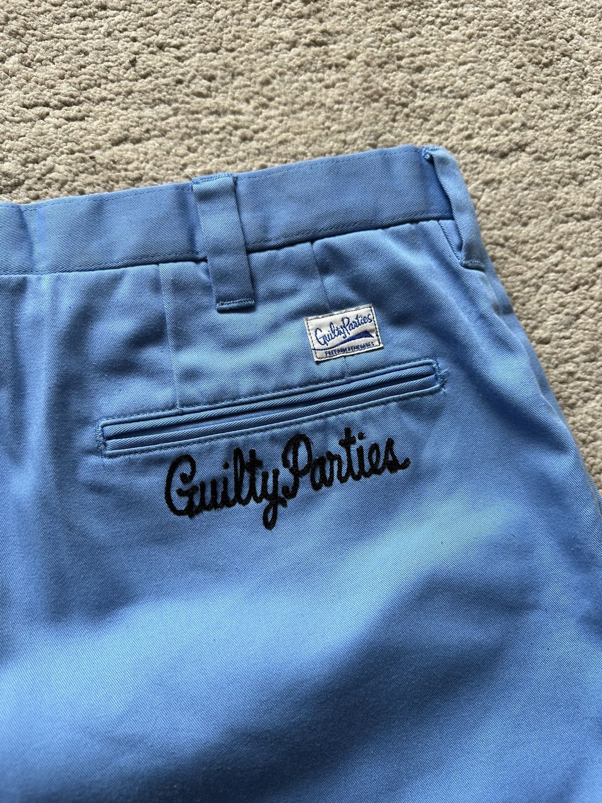 Wacko Maria 2000s Wacko Maria Guilty Parties Blue Shorts Pant Size US 31 - 5 Thumbnail