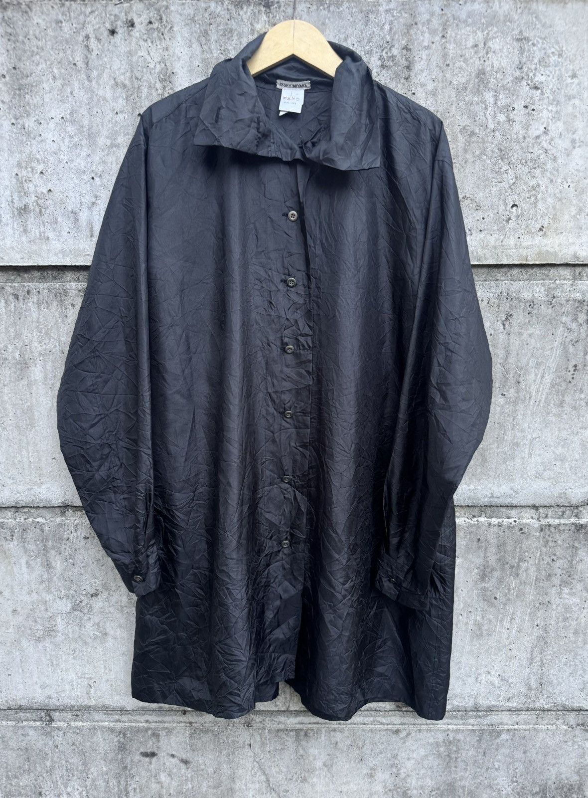 Issey Miyake Yohji Yamamoto Style Black Shirt