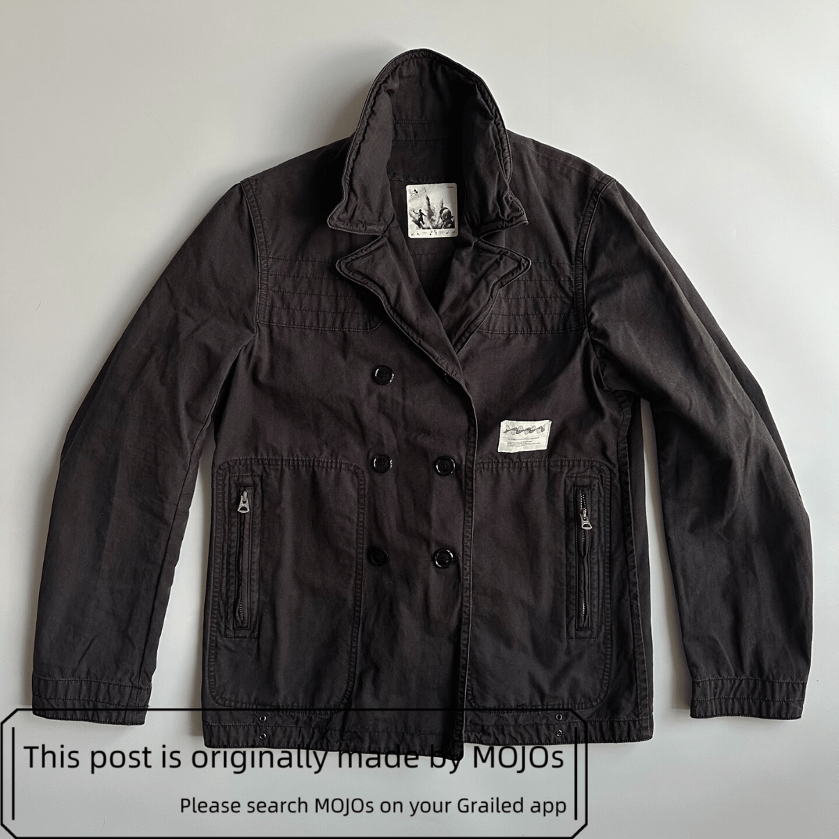 06aw undercover ジャケット Undercover UNDERCOVER 06AW Insect embroidered corduroy zipper