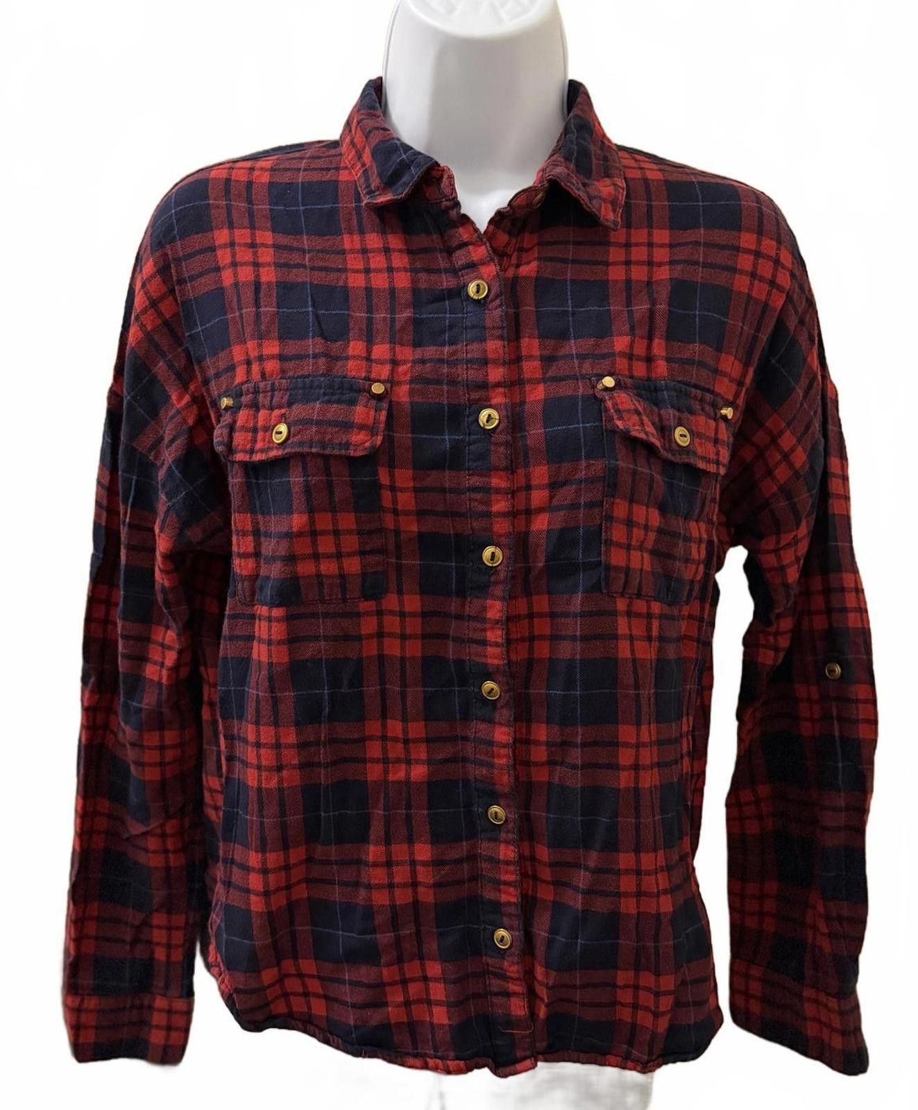 Other FIFTY STREET Flannel Longsleeve Collared Shirt (SMALL) Size S / US 4 / IT 40 - 2 Thumbnail