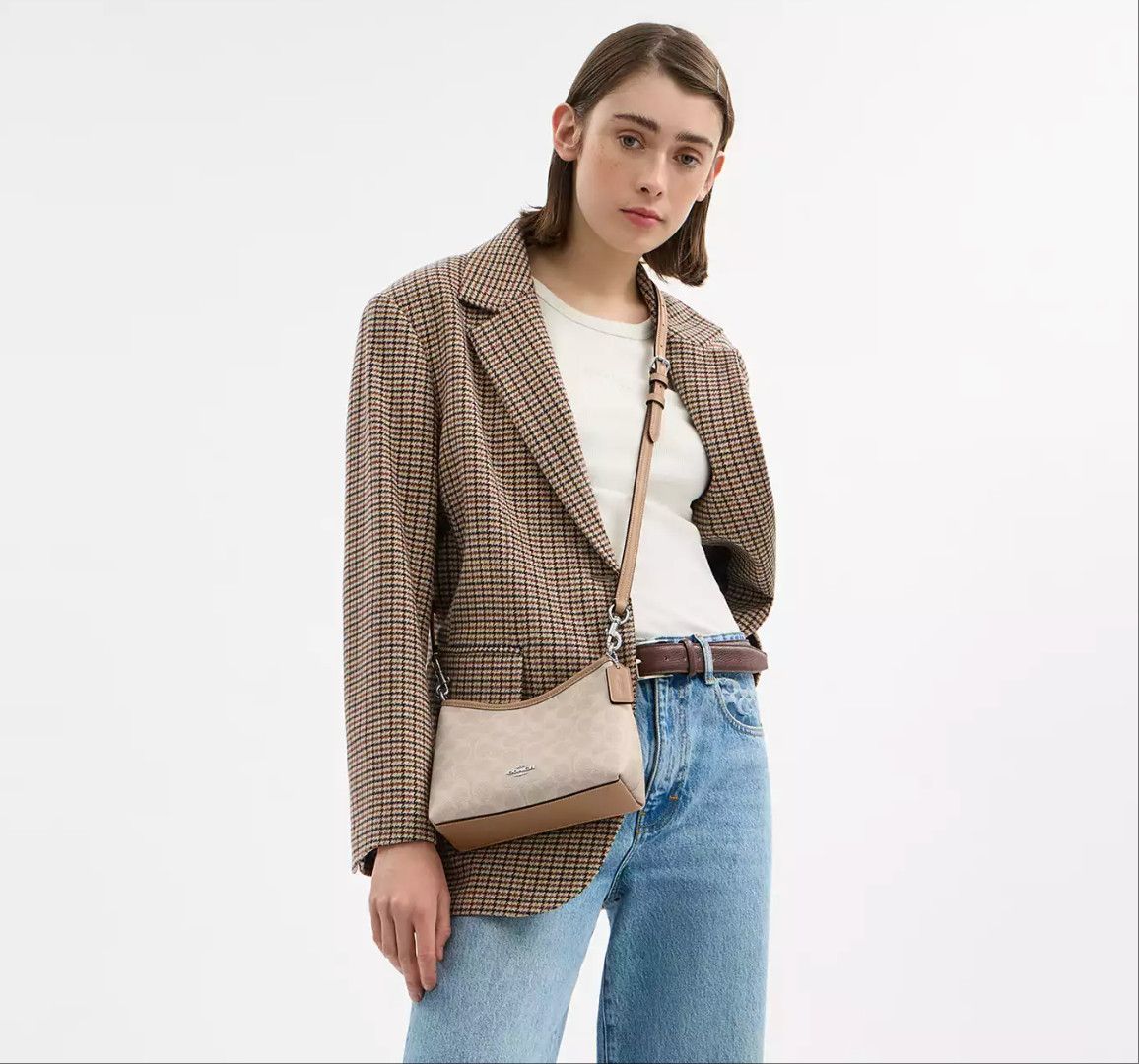 Coach Laurel Small Shoulder Bag In Signature Canvas CBH15 Size ONE SIZE - 7 Thumbnail