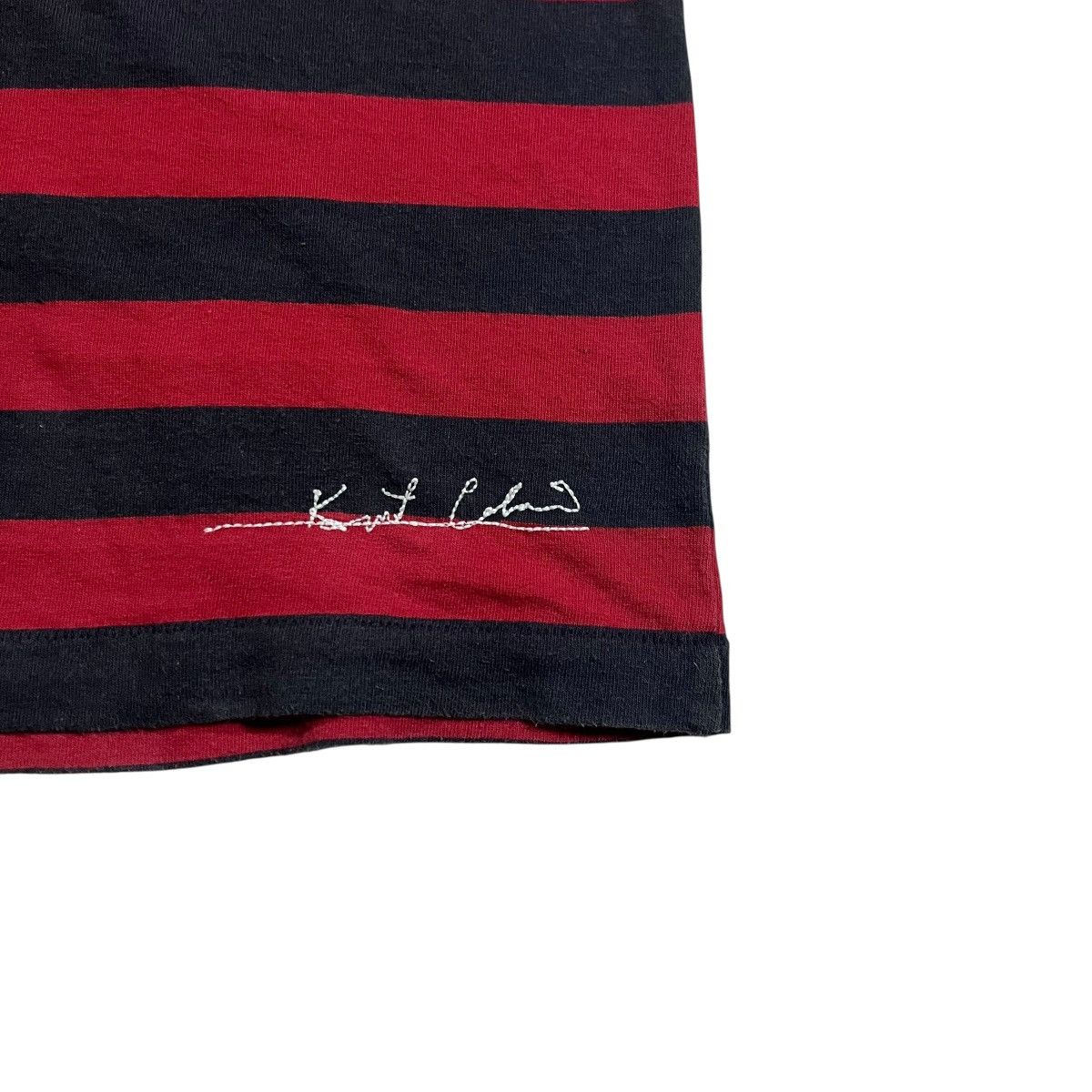Japanese Brand Kurt Cobain Stripe Tee Size US XL / EU 56 / 4 - 5 Thumbnail