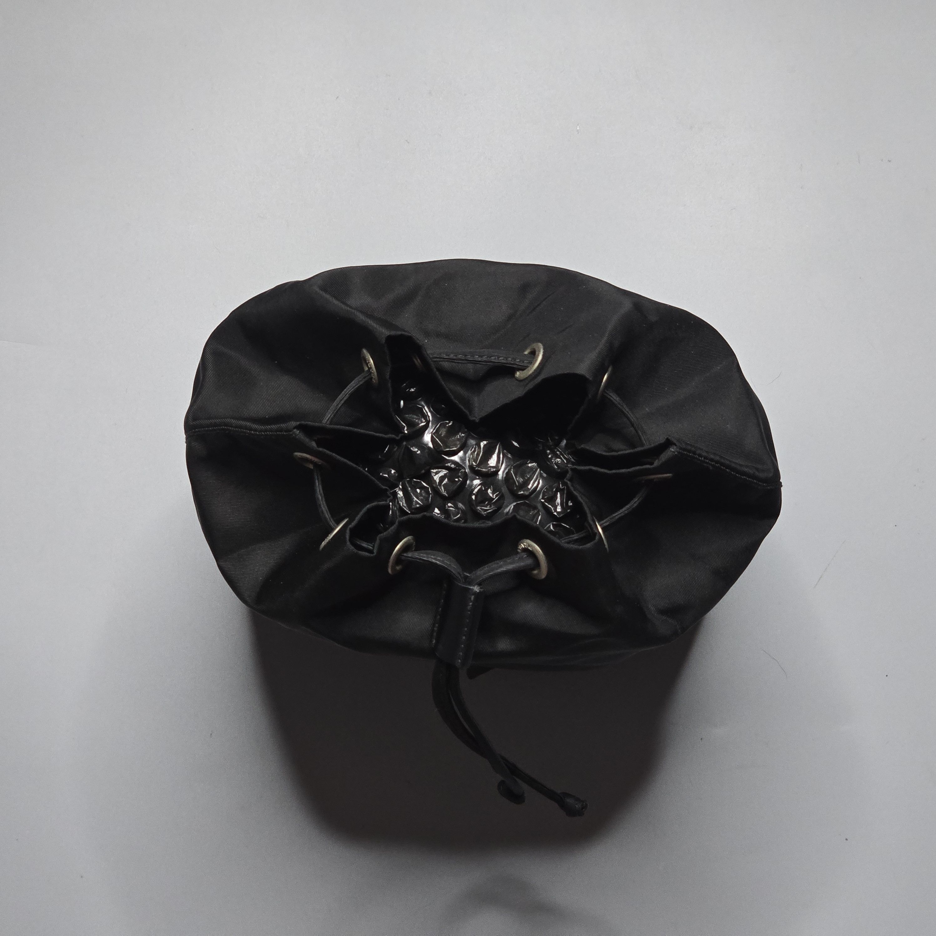Prada Prada - Vela Nero Bucket Bag - Small Size ONE SIZE - 6 Thumbnail