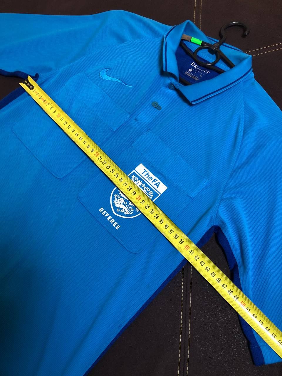 Nike ENGLAND REFEREE FOOTBALL SHIRT SOCCER JERSEY NIKE CAMISETA Size US S / EU 44-46 / 1 - 8 Thumbnail