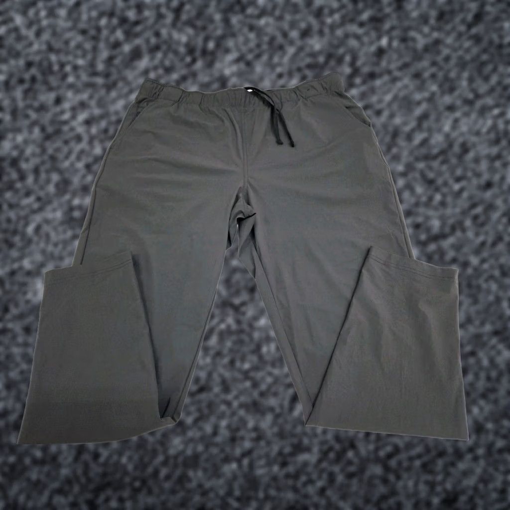 Vintage Glacier Mens Active Grey Pants Drawstring Zip Front/Back Pocket 38 #8538 Size US 36 / EU 52 - 1 Thumbnail