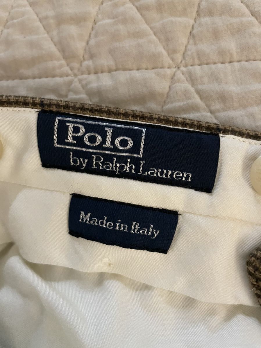 Polo Ralph Lauren × Vintage Cashmere Blend Flat Front 'Preston' Trouser Size US 39 - 7 Thumbnail