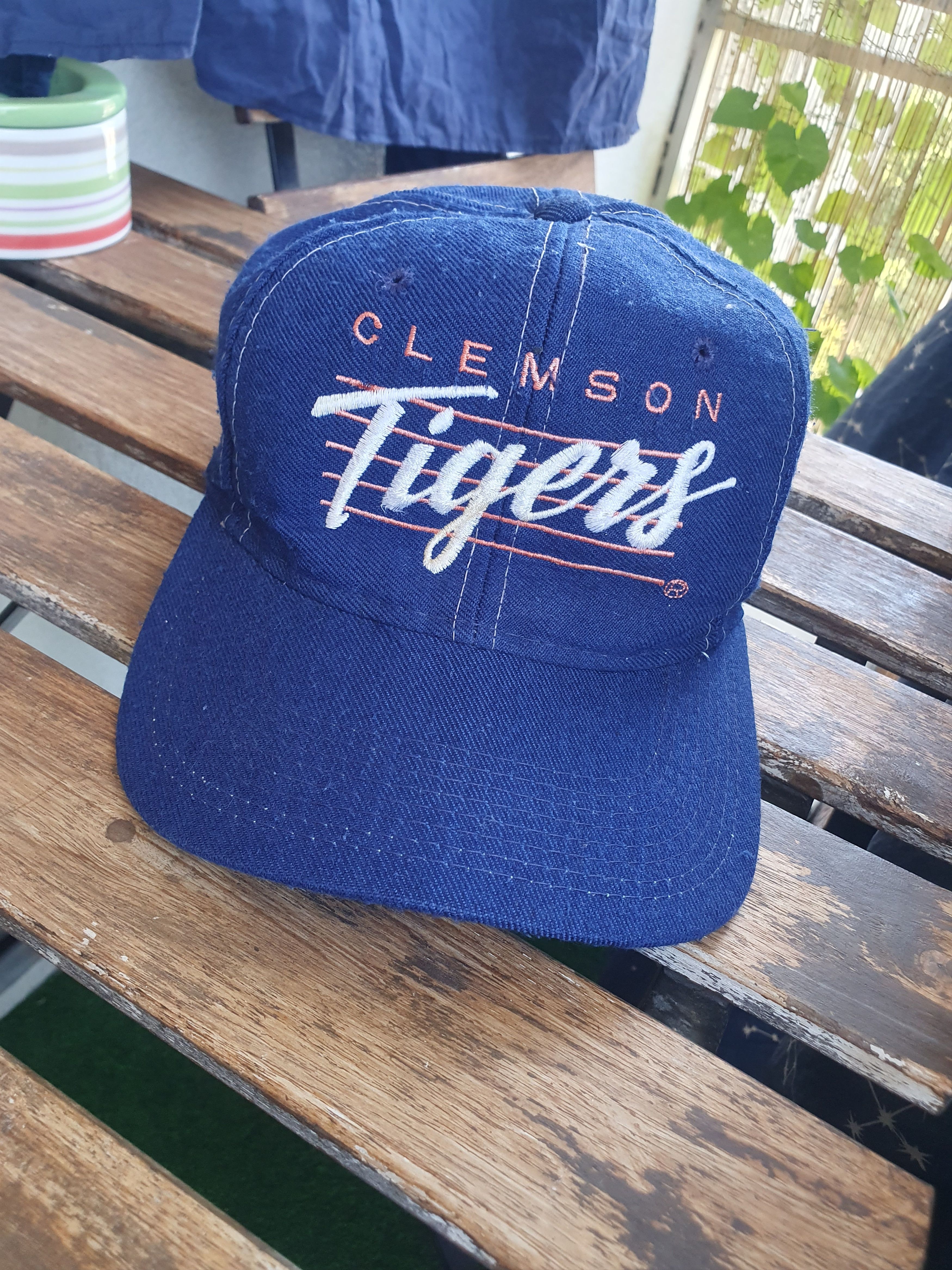 Vintage Clemson Tigers Vintage Script Wool Snapback hat Size ONE SIZE - 7 Thumbnail