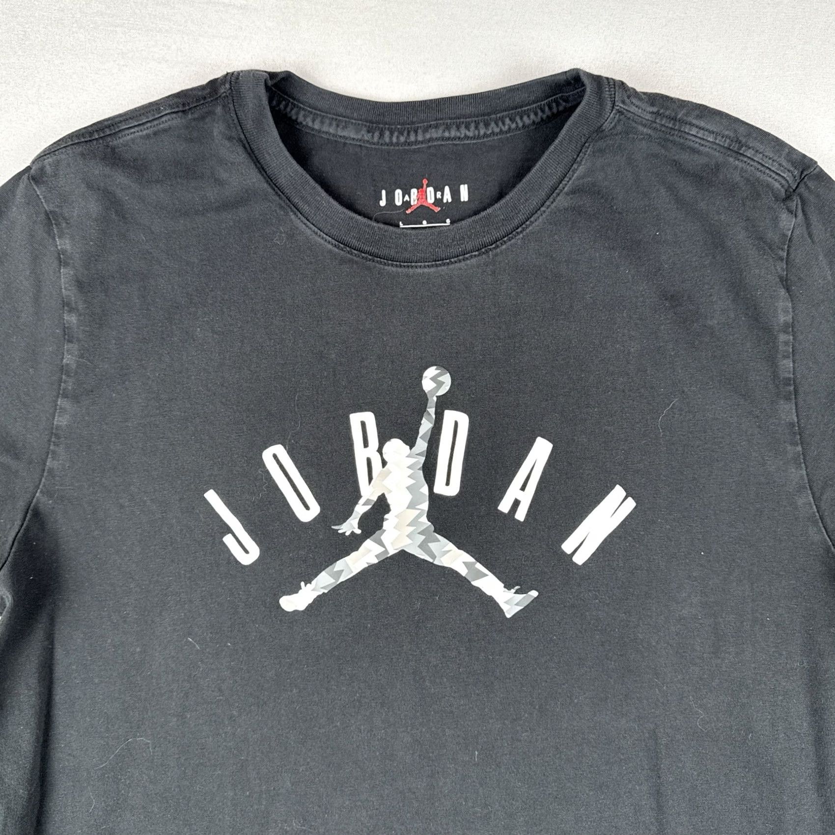 Jordan Brand Nike Air Jordan Jumpman T Shirt Mens Large Black Basketball Logo Tee Size US L / EU 52-54 / 3 - 2 Thumbnail