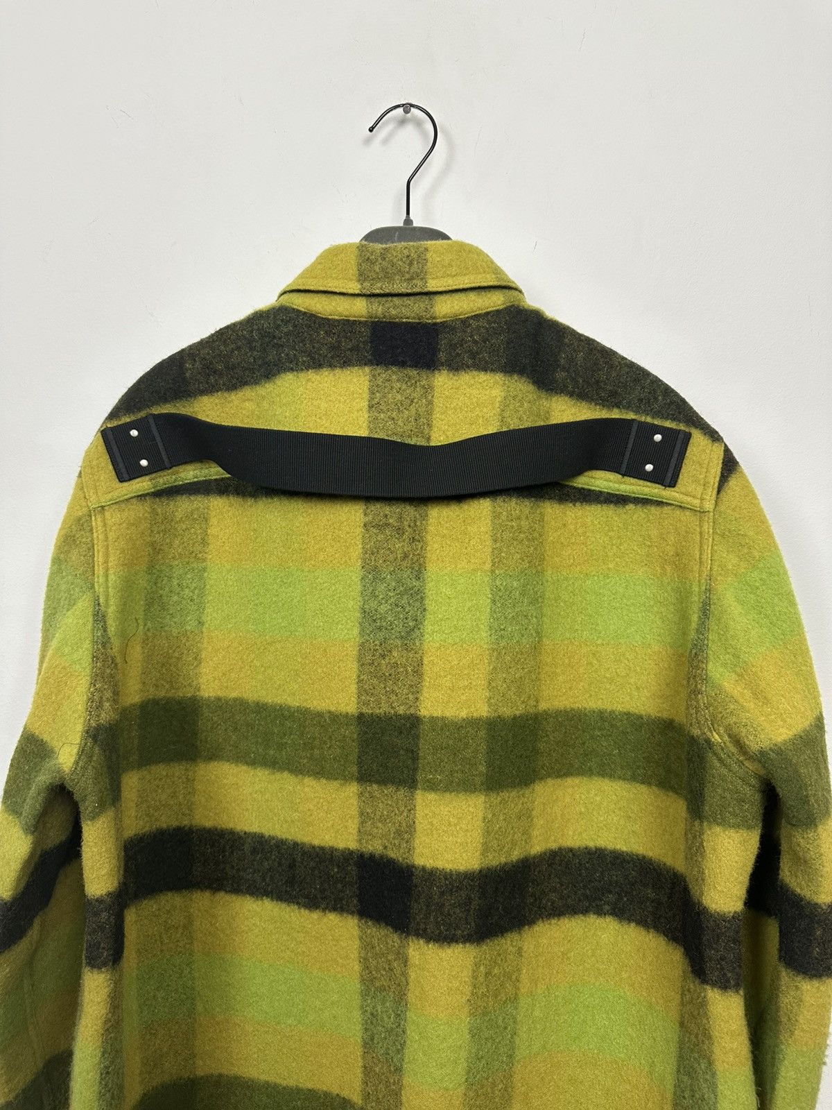 Rick Owens FW23 ‘LUXOR’ Acid Plaid Overshirt Size US L / EU 52-54 / 3 - 5 Thumbnail
