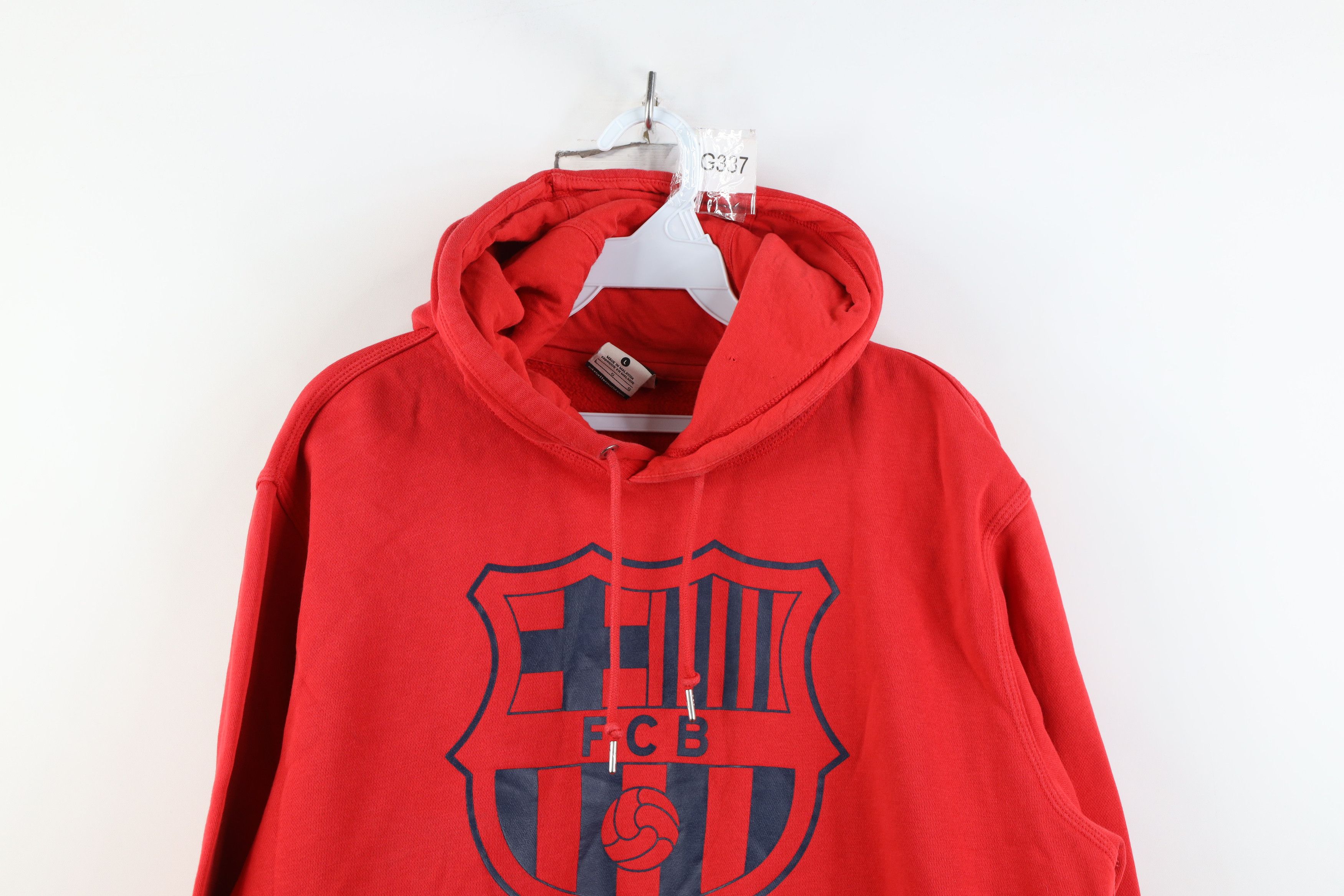 Nike Vintage Y2K Nike Crest FC Barcelona Soccer Football Hoodie Size US L / EU 52-54 / 3 - 2 Thumbnail