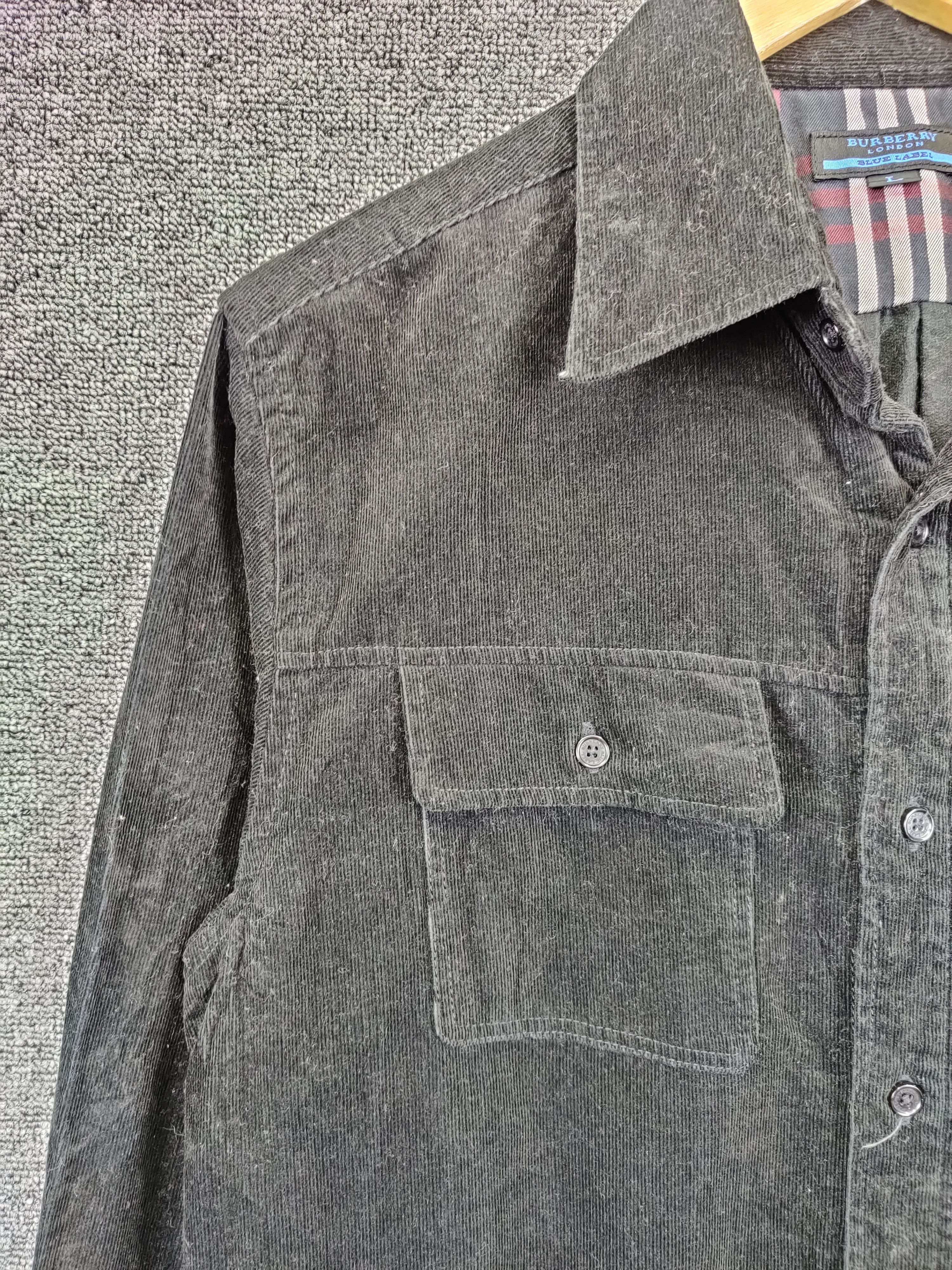 Burberry Vintage Burberry Blue Label Corduroy Overshirt Jacket Size US L / EU 52-54 / 3 - 6 Thumbnail