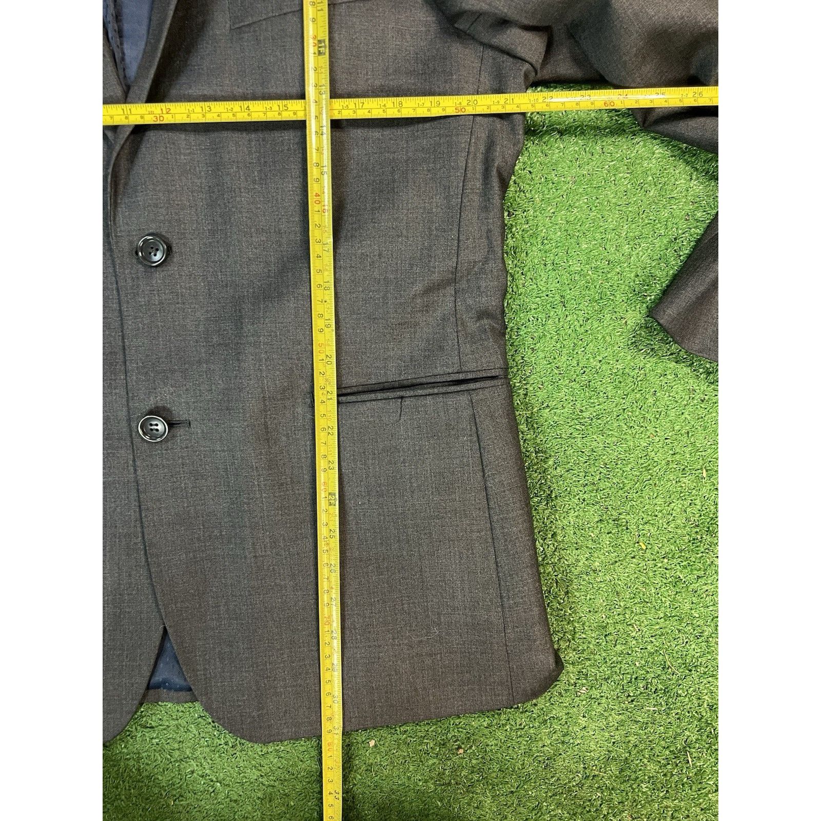 Other Mantoni Blazer Men Size 42 Blue 100% Virgin Wool Jacket Size 42R - 7 Thumbnail