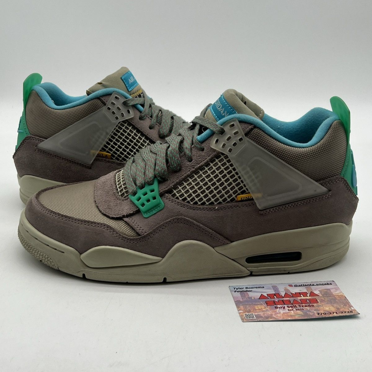Union la x air Jordan taupe haze