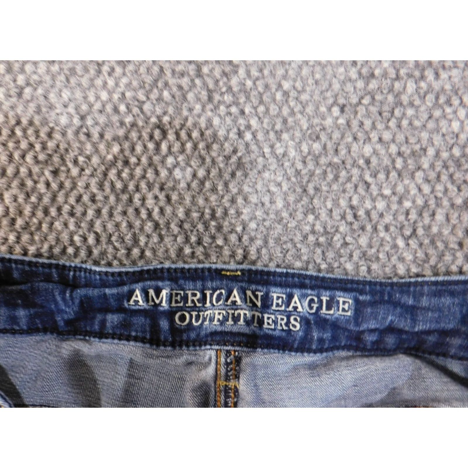 American Eagle Outfitters American Eagle Outfitters American Eagle Jegging Jeans Womens 6 Blue Stretch Dark Denim 31in Inseam Size 28" / US 6 / IT 42 - 3 Thumbnail