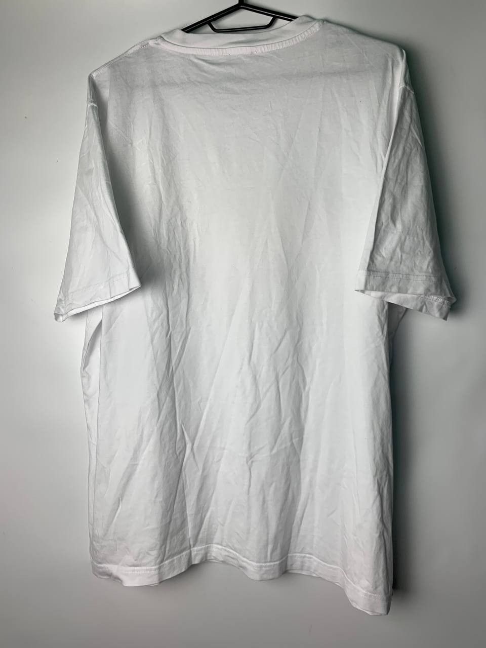 Designer × Diesel Diesel T-just White T-shirt With Peel Off Graphic Logo Size US XXL / EU 58 / 5 - 2 Thumbnail