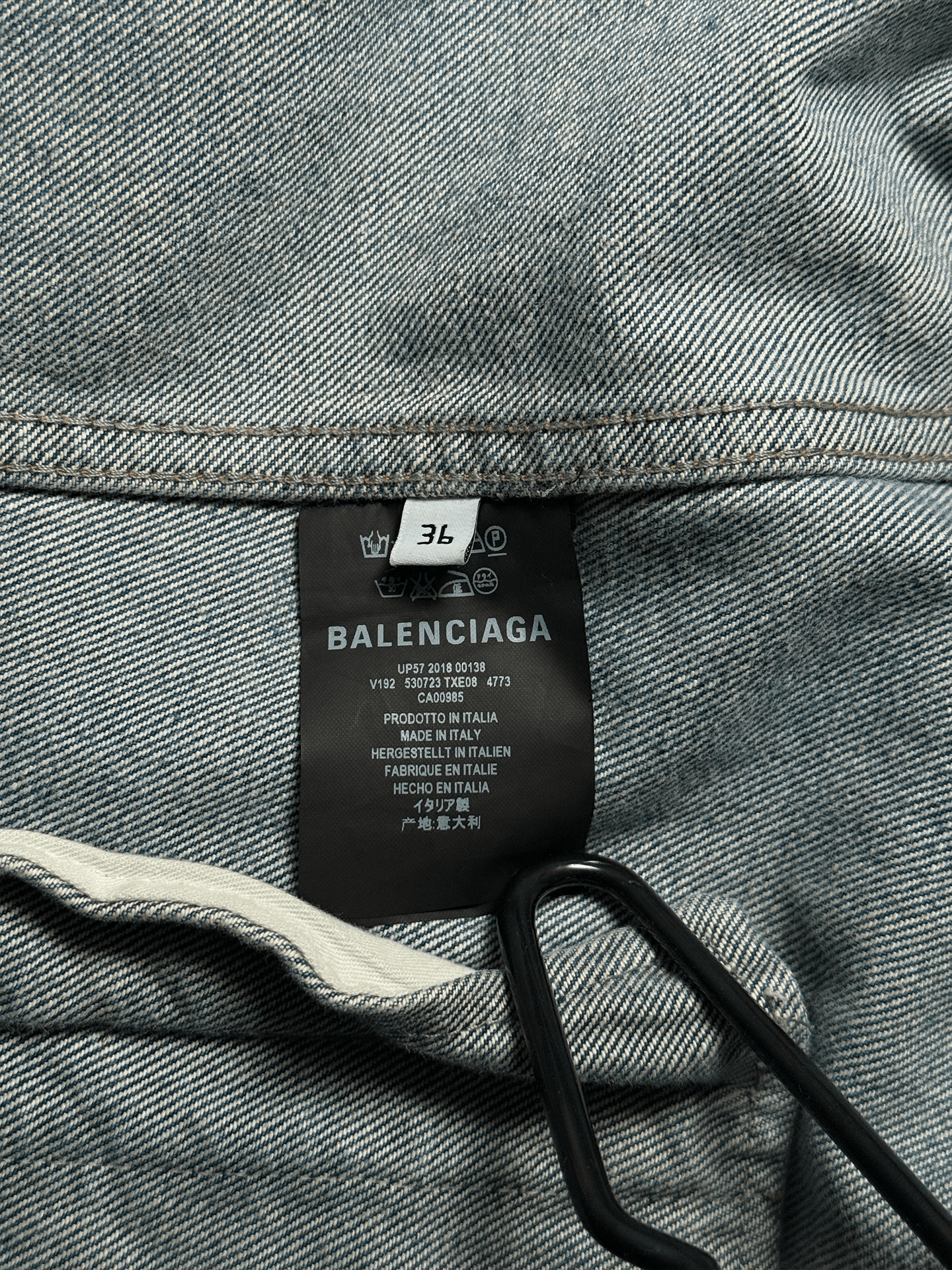Balenciaga Balenciaga graffiti denim jacket Size US S / EU 44-46 / 1 - 6 Thumbnail