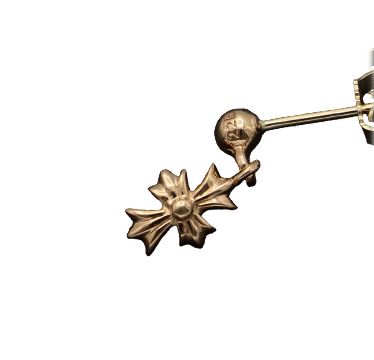 Chrome Hearts CHROME HEARTS TINYE 22K EARRING Size ONE SIZE - 2 Thumbnail
