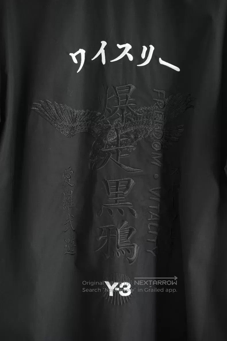 Yohji Yamamoto Yohji Yamamoto 23ss Rampage Black Crow Zipper Shirt Size US S / EU 44-46 / 1 - 3 Thumbnail