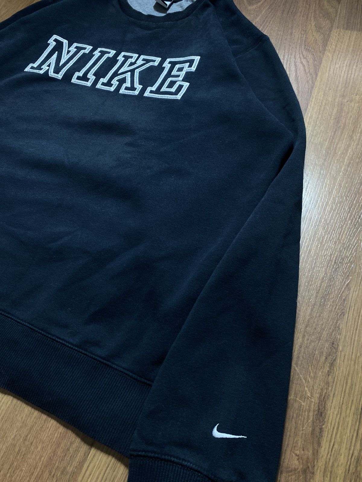Nike Nike Sweatshirt Big Embroidered Logo Boxy Baggy Fit Size US XL / EU 56 / 4 - 2 Thumbnail
