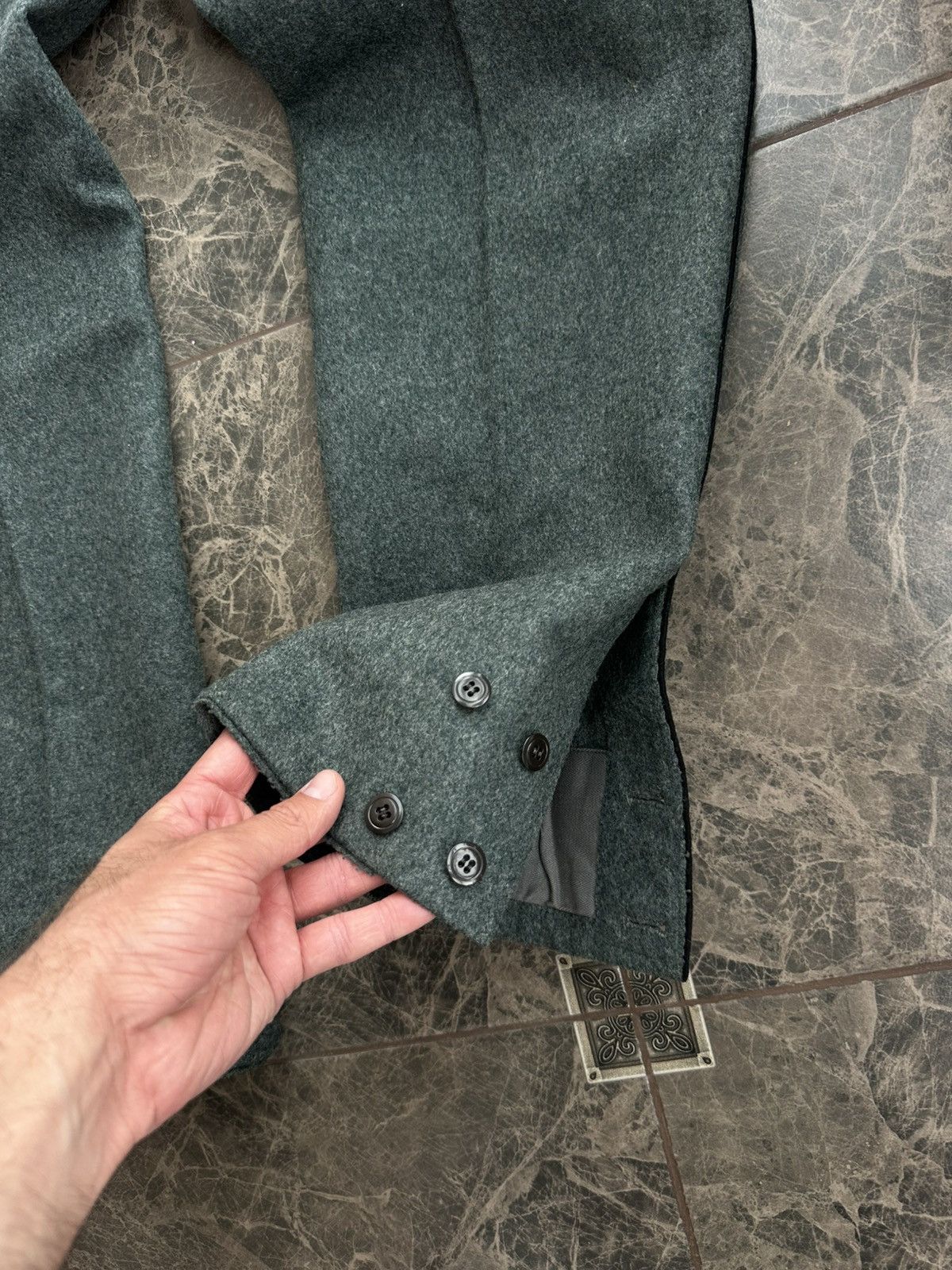 Other Vintage Swiss Army 1930s WW2 Suit Jacket Pants BuckleBack Size 50R - 13 Thumbnail