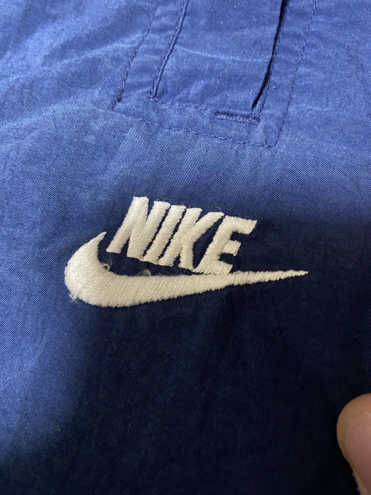 Nike Vintage Y2K Nike 100% Nylon Drill Track Pants Size US 36 / EU 52 - 4 Thumbnail