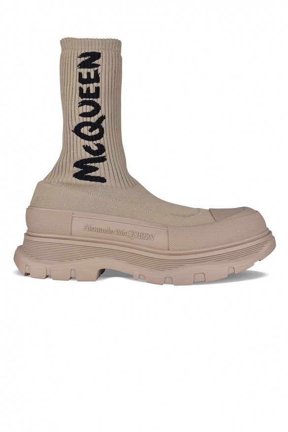 Alexander McQueen Graffiti Tread Slick Boots Size US 12 / EU 45 - 1 Thumbnail