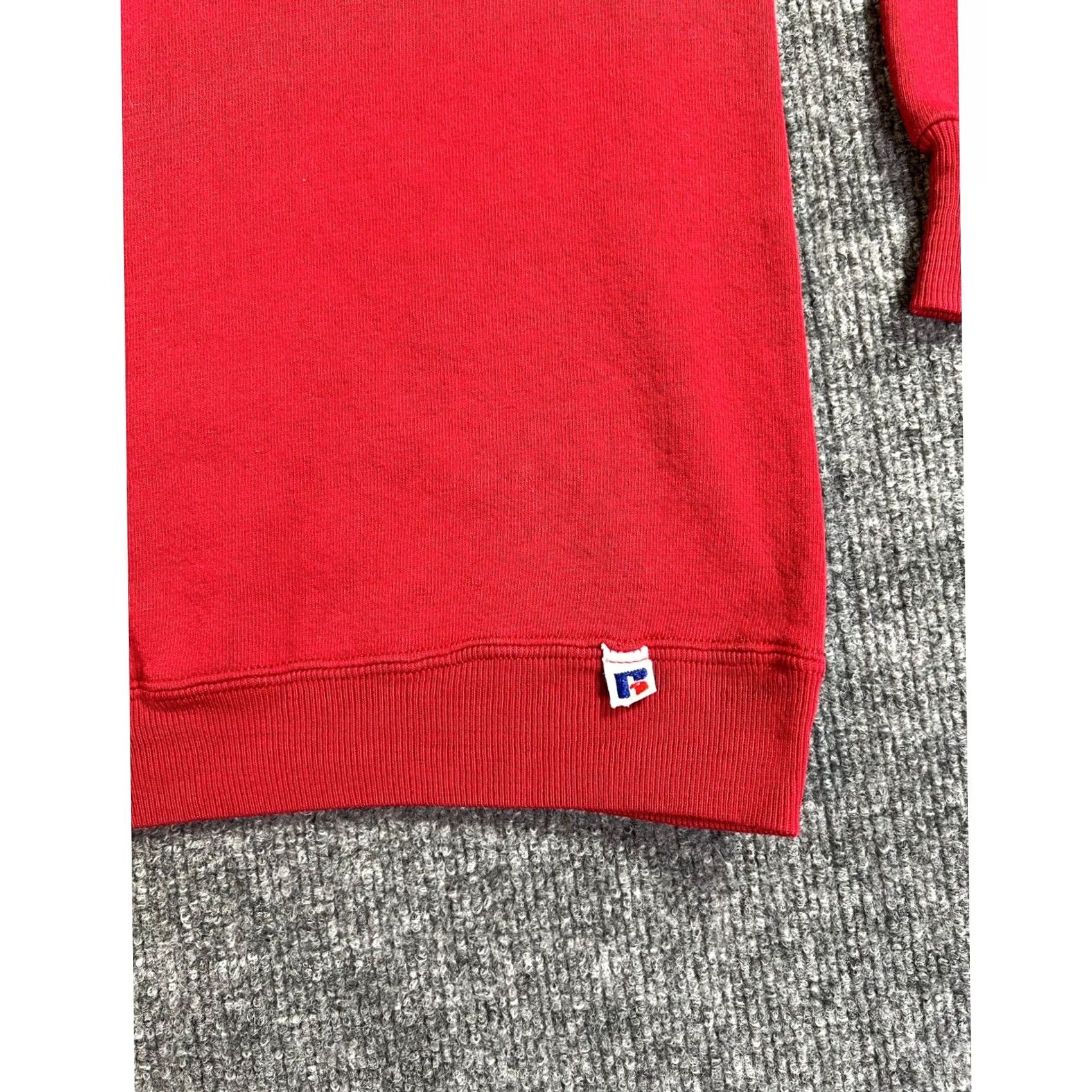 Russell Athletic VINTAGE Russell Athletic Arkansas Razorbacks Sweatshirt Mens L Red 90s University Graphic Print Crew Neck Pullover Oversized Block Logo Size US L / EU 52-54 / 3 - 5 Thumbnail