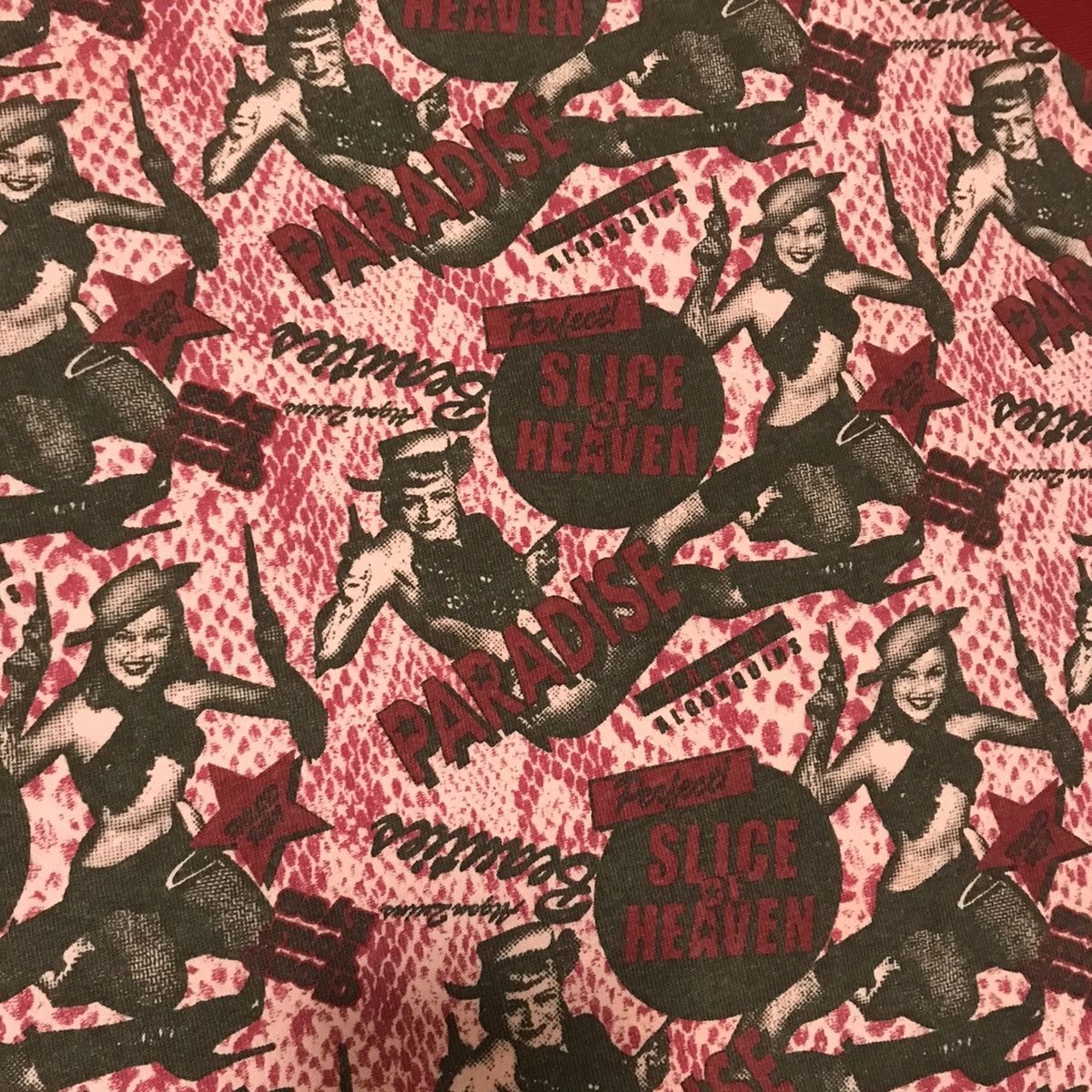 Hysteric Glamour × Japanese Brand ALGONQUINS JAPANESE BRAND GIRL FULLPRINT RARE TEE Size S / US 4 / IT 40 - 3 Thumbnail