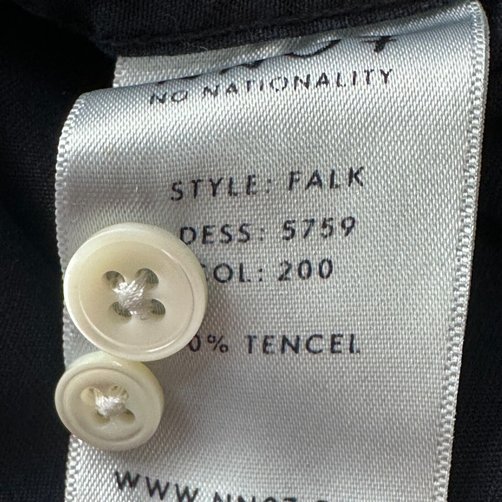 NN07 NN07 Falk 5759 Shirt Men’s Small Navy Blue Slim Button Down Size US S / EU 44-46 / 1 - 8 Thumbnail