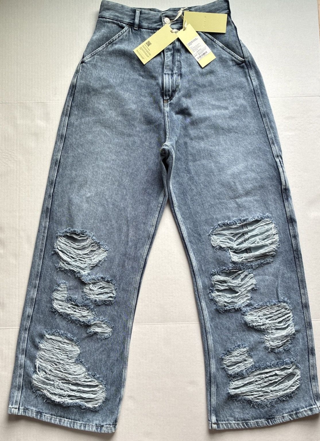 By Far By Far from Concepts Designer Stone Wash Flare Jeans NWT Size 28" / US 6 / IT 42 - 1 Thumbnail