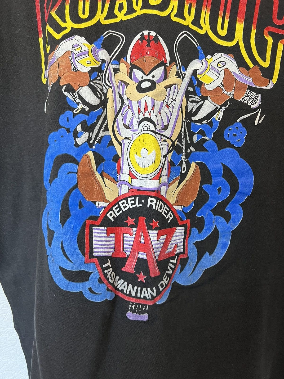 Band Tees Roadhog Vintage T shirt Tee Rebel Rider TAZ Size US M / EU 48-50 / 2 - 3 Thumbnail