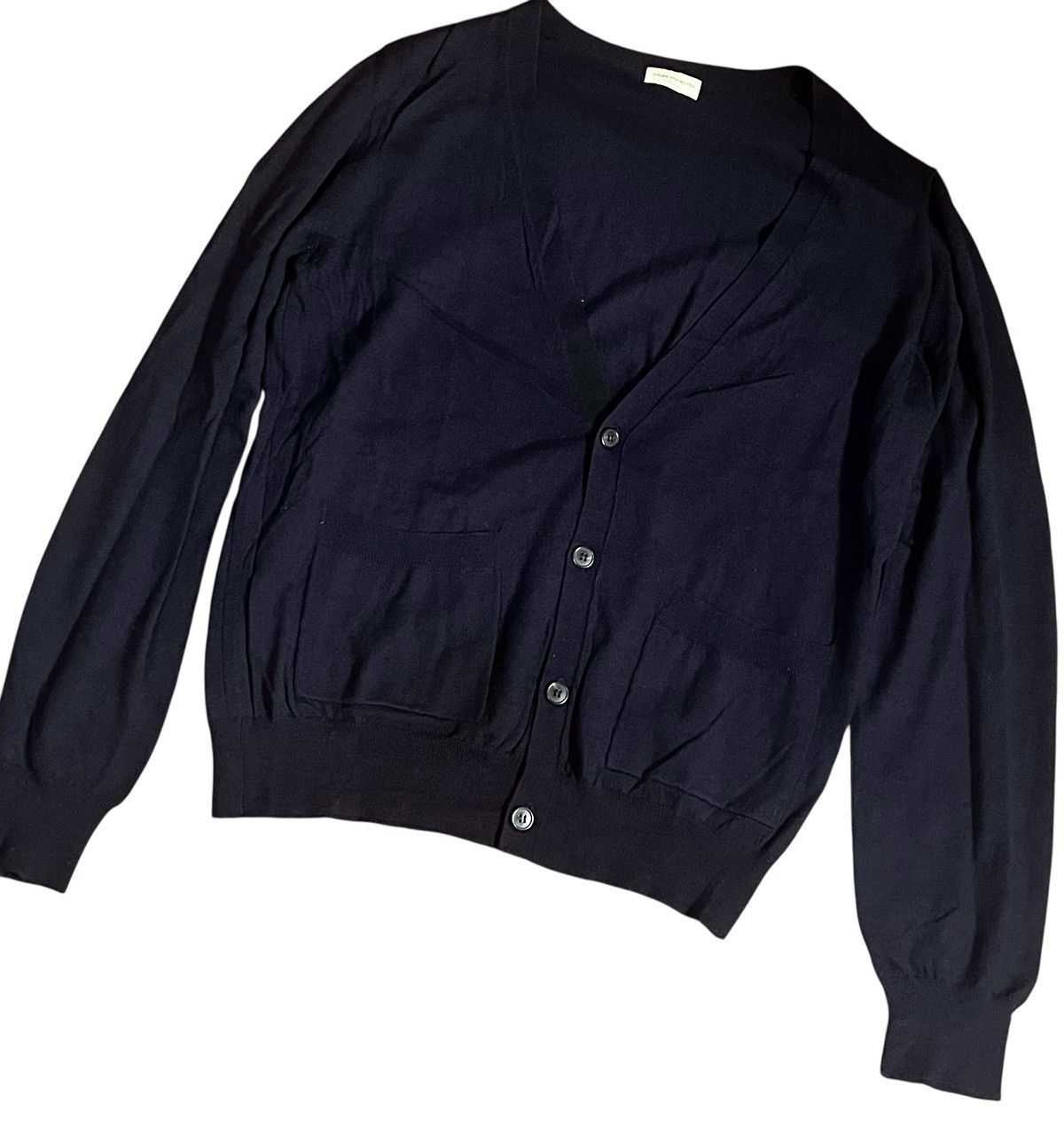 Dries Van Noten Vintage dries van noten dark navy cardigan Size US M / EU 48-50 / 2 - 4 Thumbnail