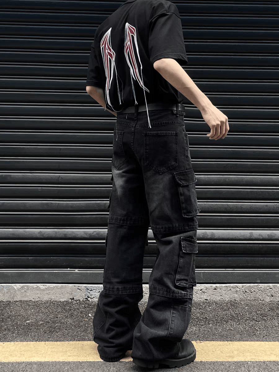 Japanese Brand × Vintage Black Vintage Loose Casual Jeans Size US 32 / EU 48 - 1 Thumbnail