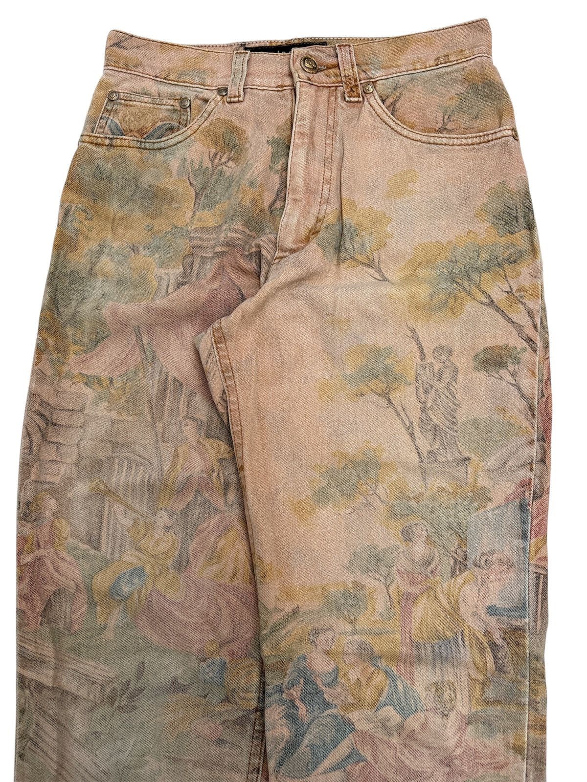 Roberto Cavalli AW96 High Waist Renaissance Jeans Size US 26 / EU 42 - 4 Thumbnail
