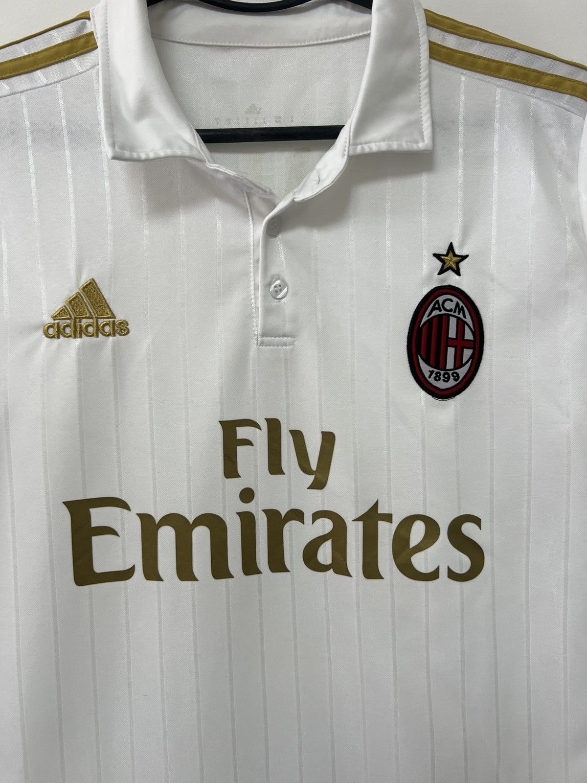 Adidas × Vintage Vintage Ac Milan 2016/17 Away Jersey Adidas Football Shirt S Size US S / EU 44-46 / 1 - 6 Thumbnail