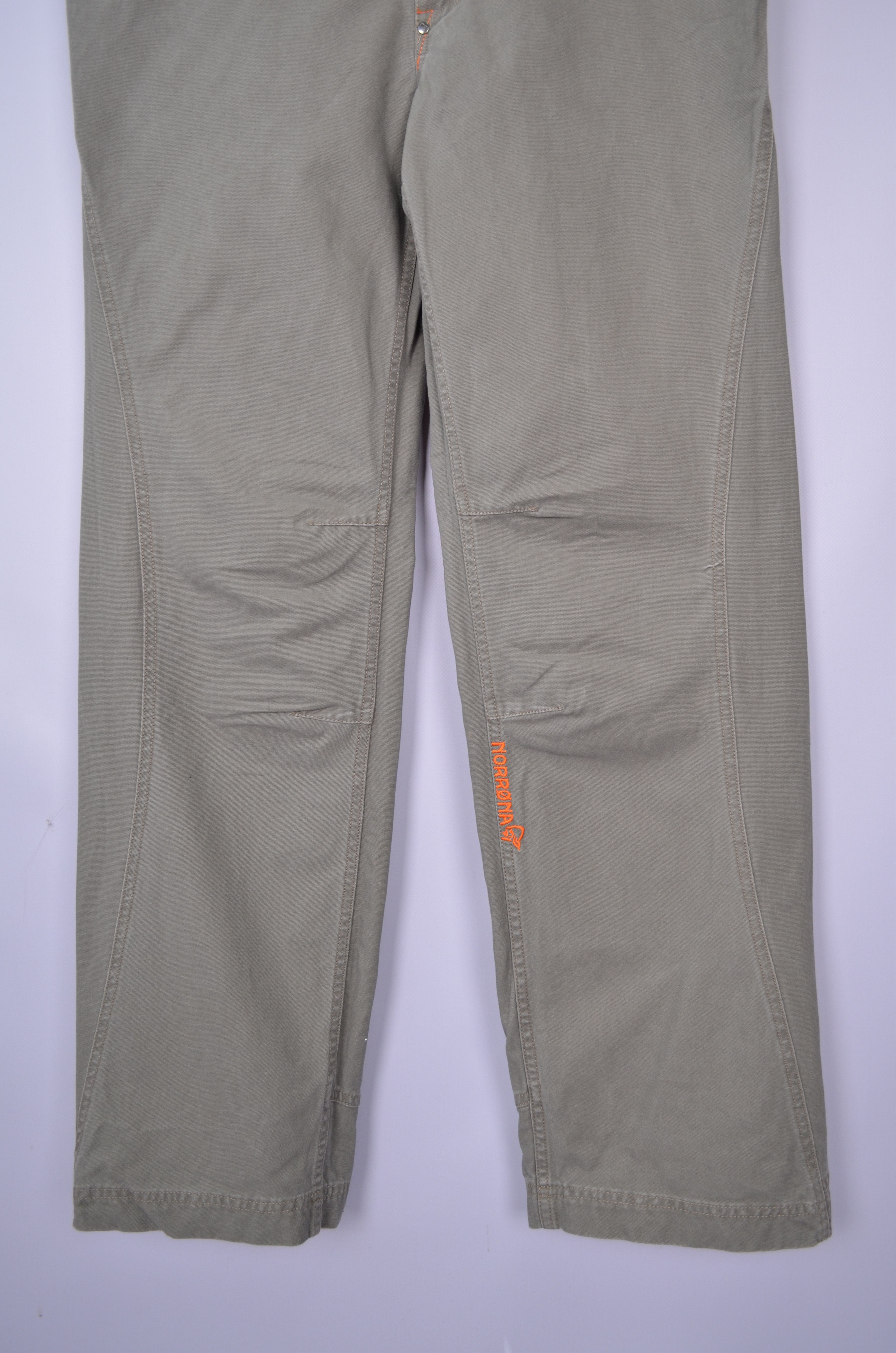 Norrona Norrona Canvas Pants Womens Grey Beige Bungee Cord Size L Size 32" / US 10 / IT 46 - 3 Thumbnail