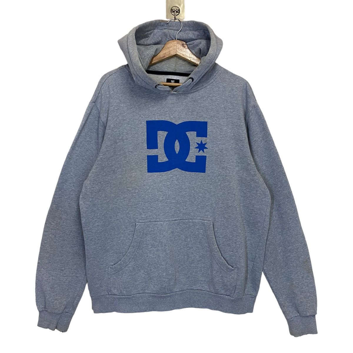 DC × Japanese Brand DC SQUARE BIG LOGO PULLOVER HOODIE Size US L / EU 52-54 / 3 - 1 Thumbnail