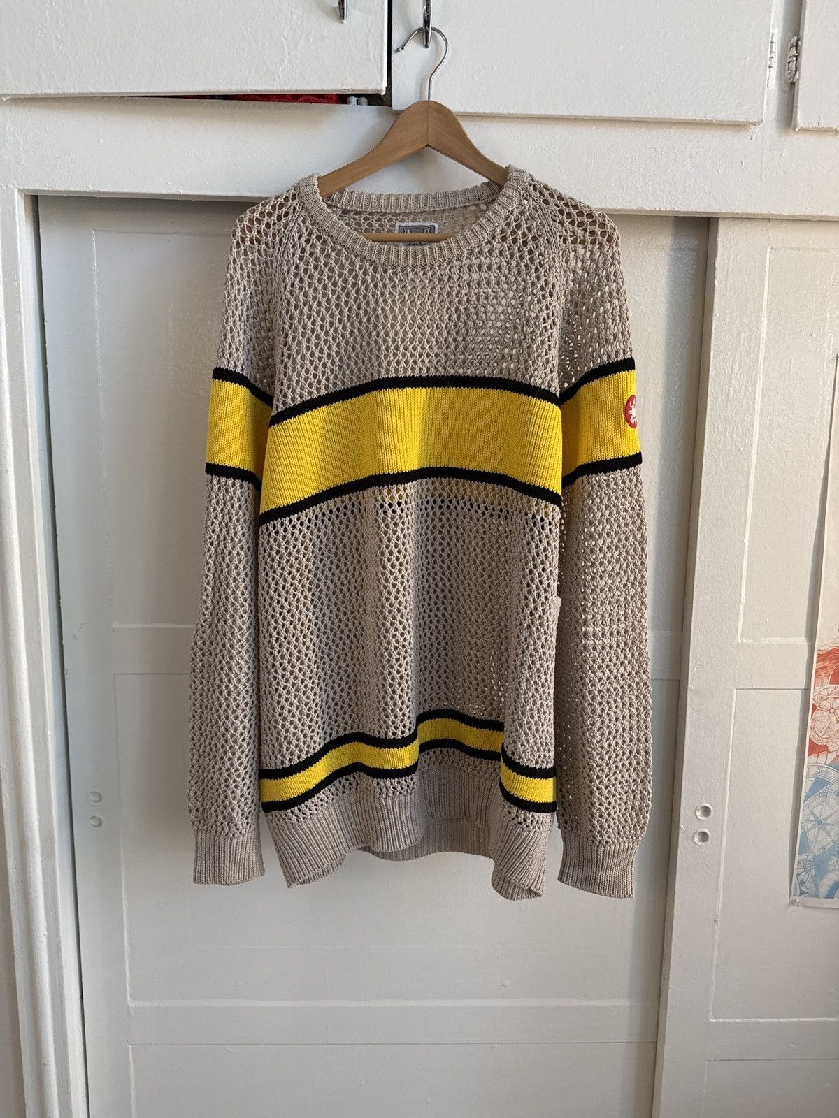 C.E cavempt STRIPE LOOSE WAFFLE KNIT﻿ 【公式通販】