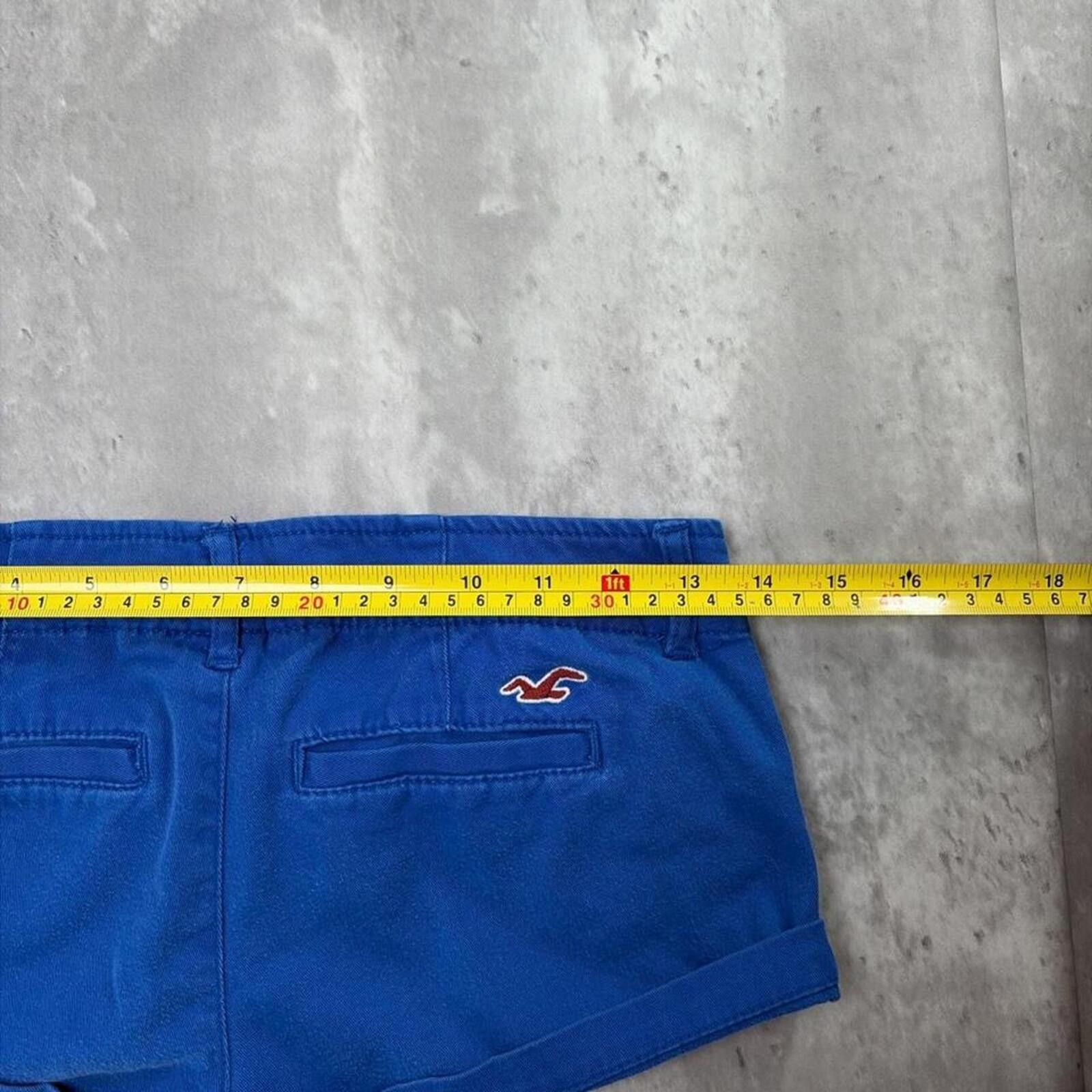 Other Y2K Blue Hollister Surf Grunge Mini Shorts Size 42" / US 20 - 6 Thumbnail
