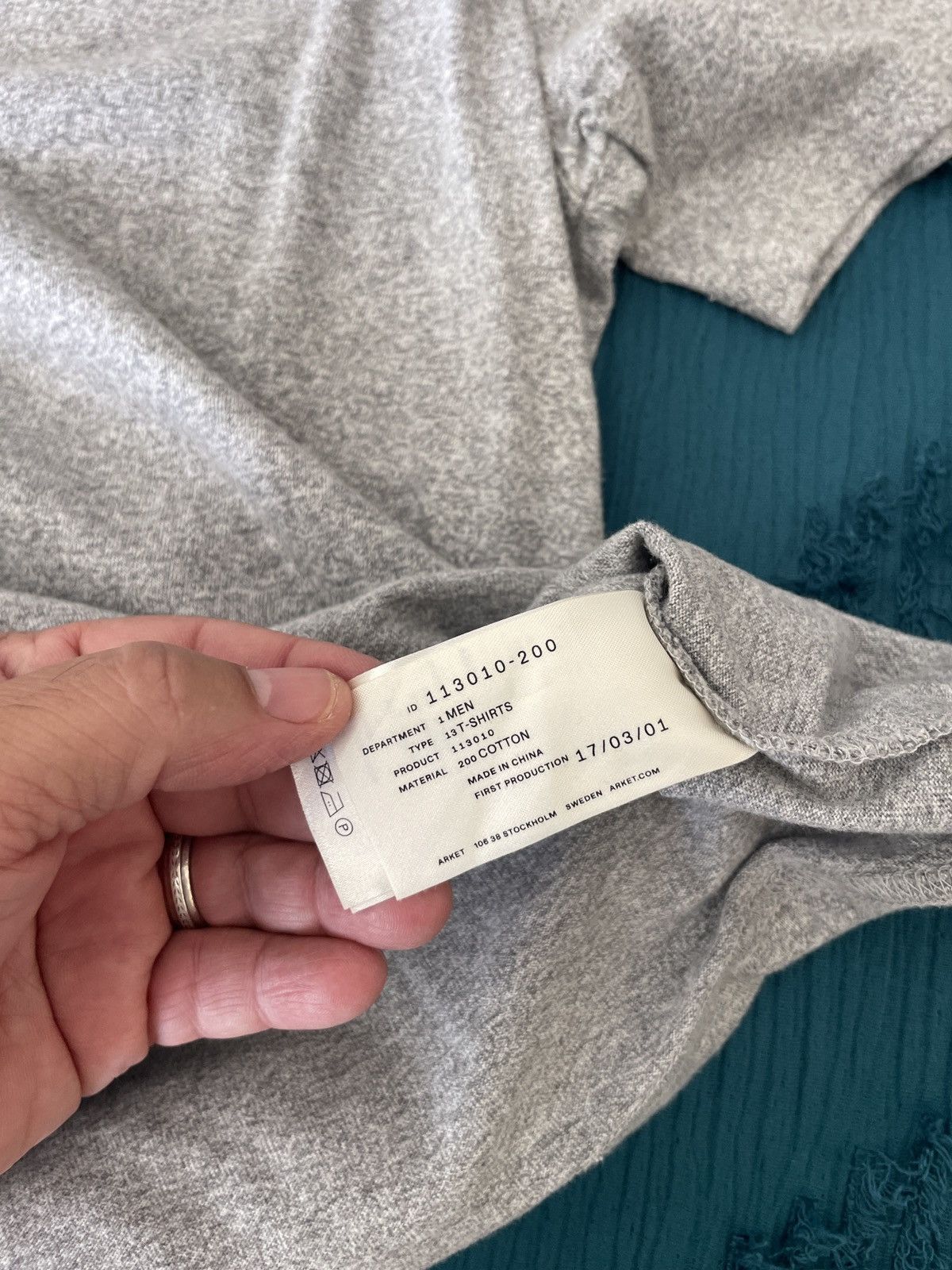 Arket Crew neck classic tee Size US M / EU 48-50 / 2 - 7 Thumbnail