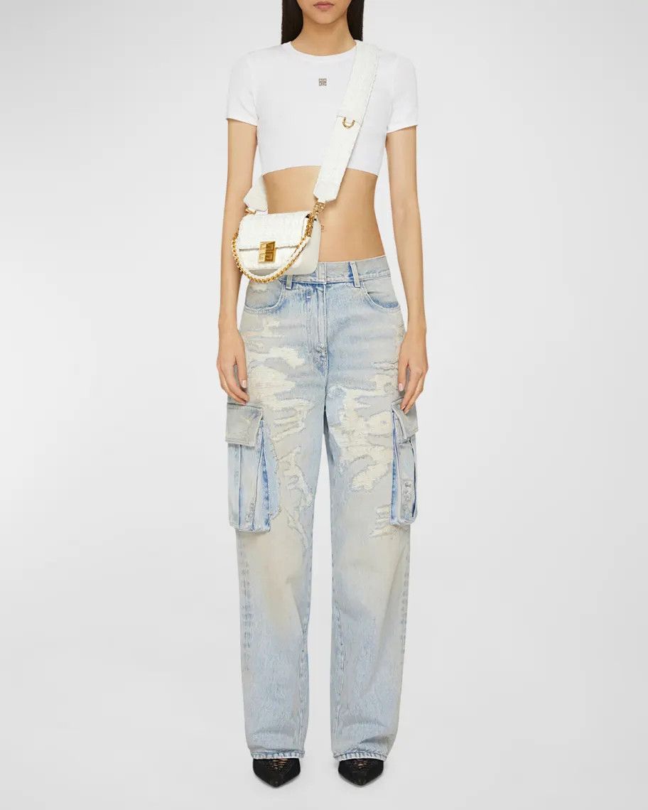 Givenchy o1srvl11e0624 Size: OS / Small Crossbody Strap in White Size ONE SIZE - 2 Thumbnail