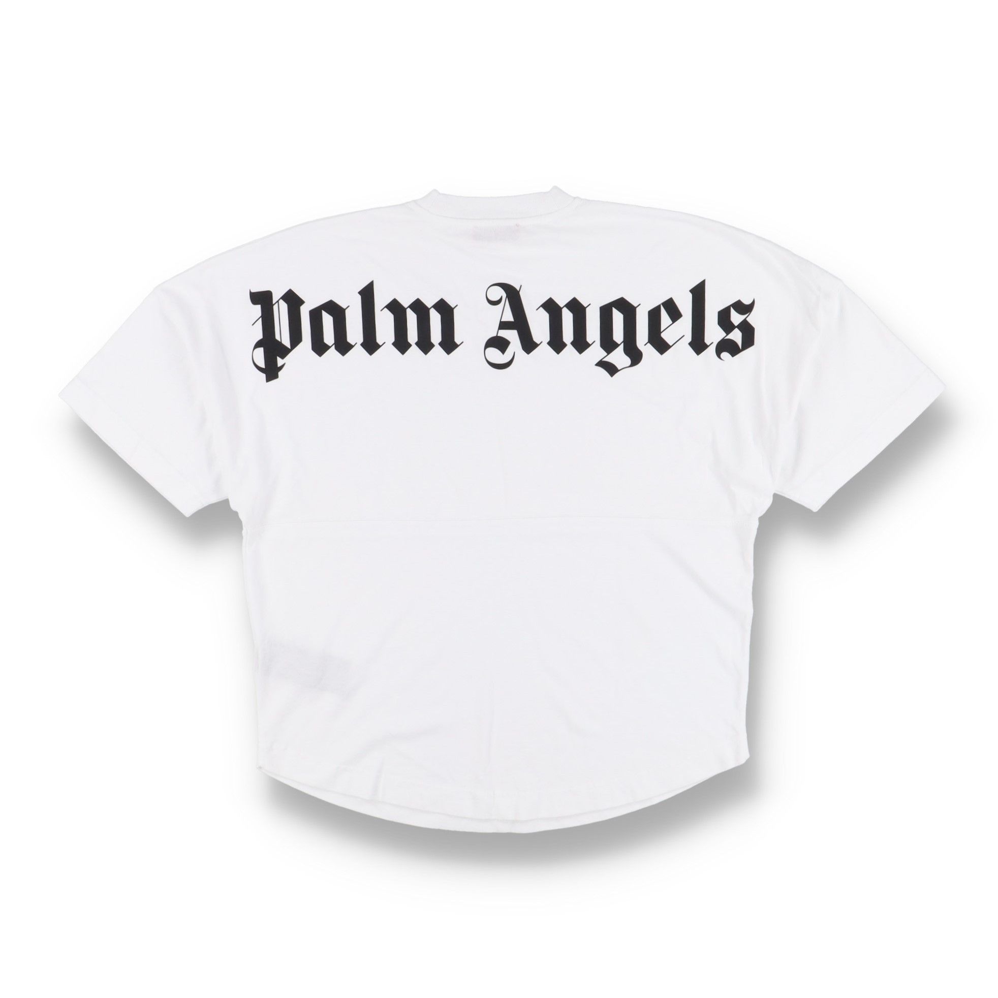 Palm Angels White Classic Back Logo Oversized T-Shirt Size US XXS / EU 40 - 1 Thumbnail
