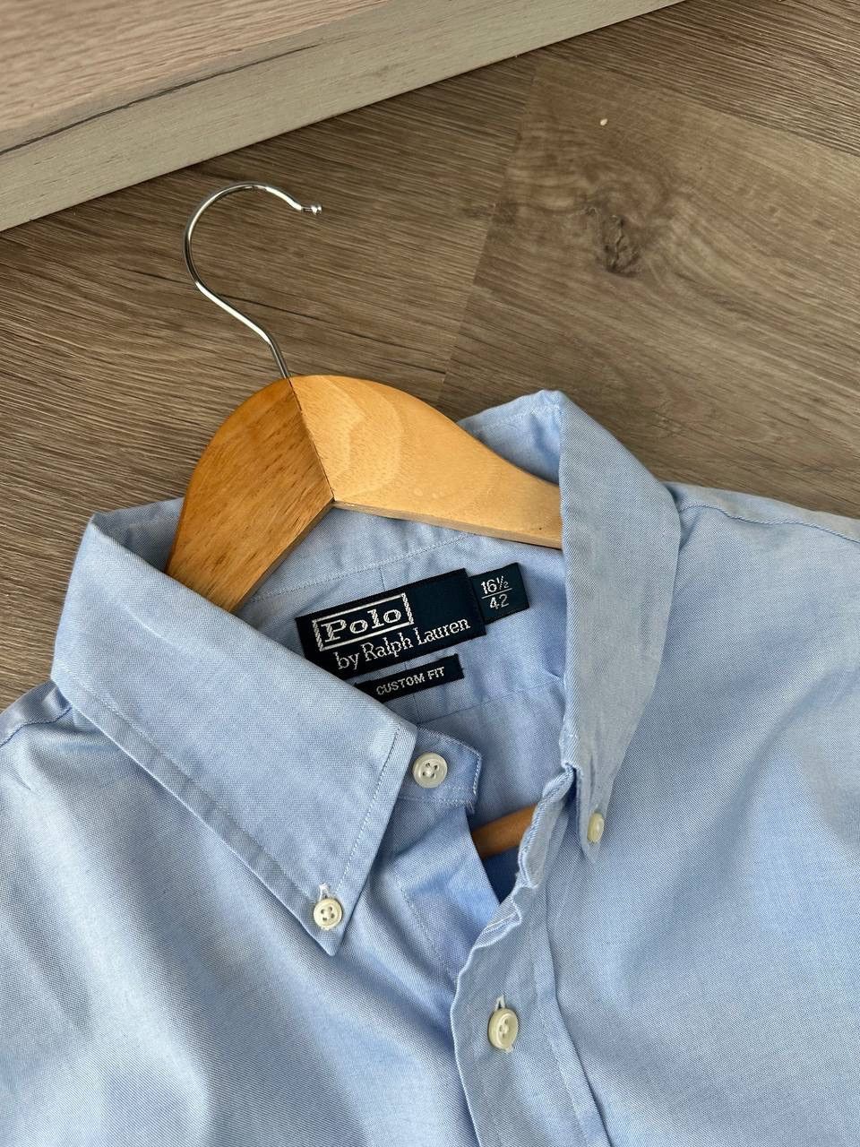 Polo Ralph Lauren × Vintage Vintage Polo Ralph Lauren Blue Shirt Size US L / EU 52-54 / 3 - 9 Thumbnail