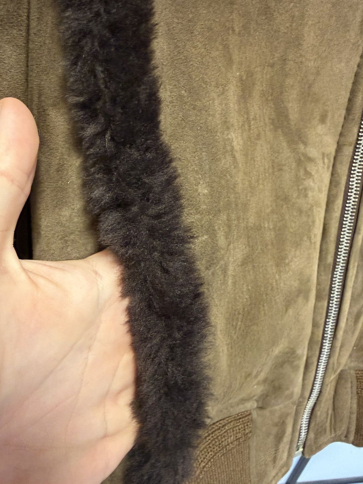 Celine × Hedi Slimane UNRELEASED - FW20 Brown Shearling Jacket Size US S / EU 44-46 / 1 - 16 Thumbnail