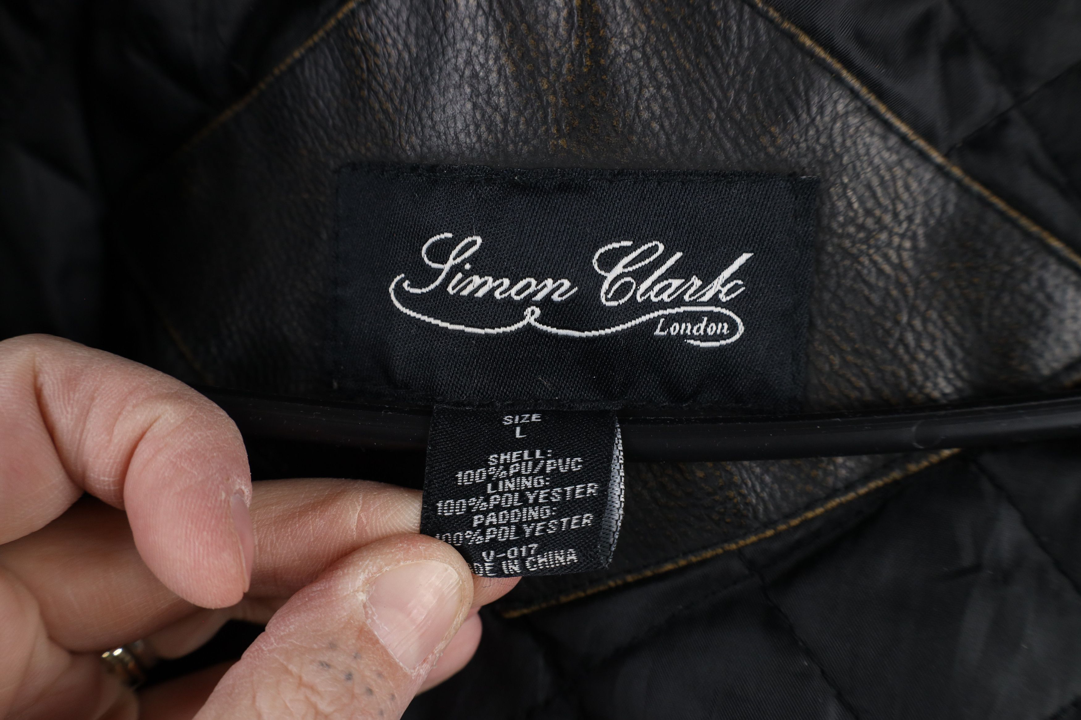 Vintage Vintage 90s Y2K Streetwear Faux Leather Quilted Moto Jacket Size US L / EU 52-54 / 3 - 10 Thumbnail