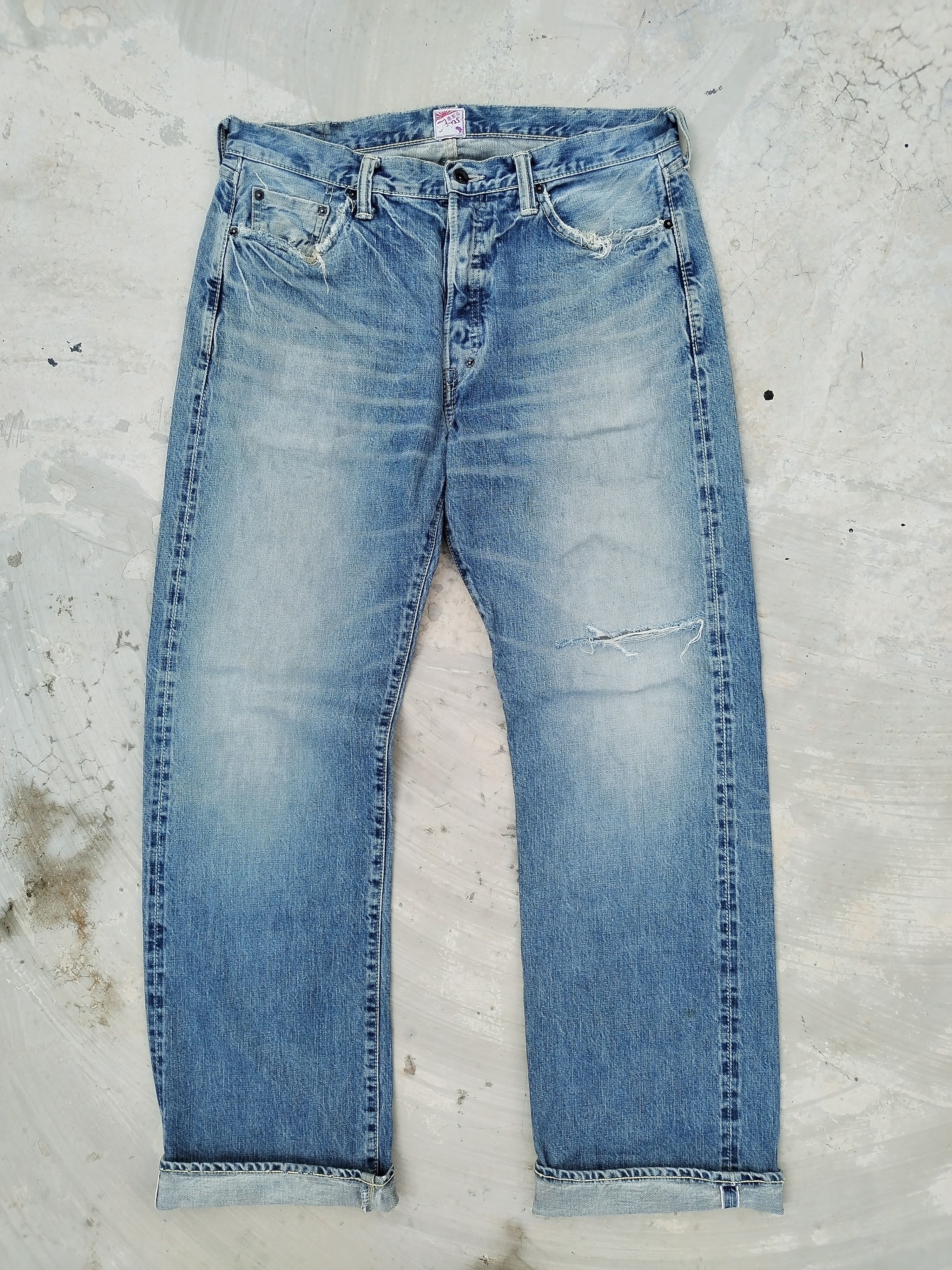 Prps PRPS Distressed Selvedge Jeans Size US 36 / EU 52 - 1 Thumbnail