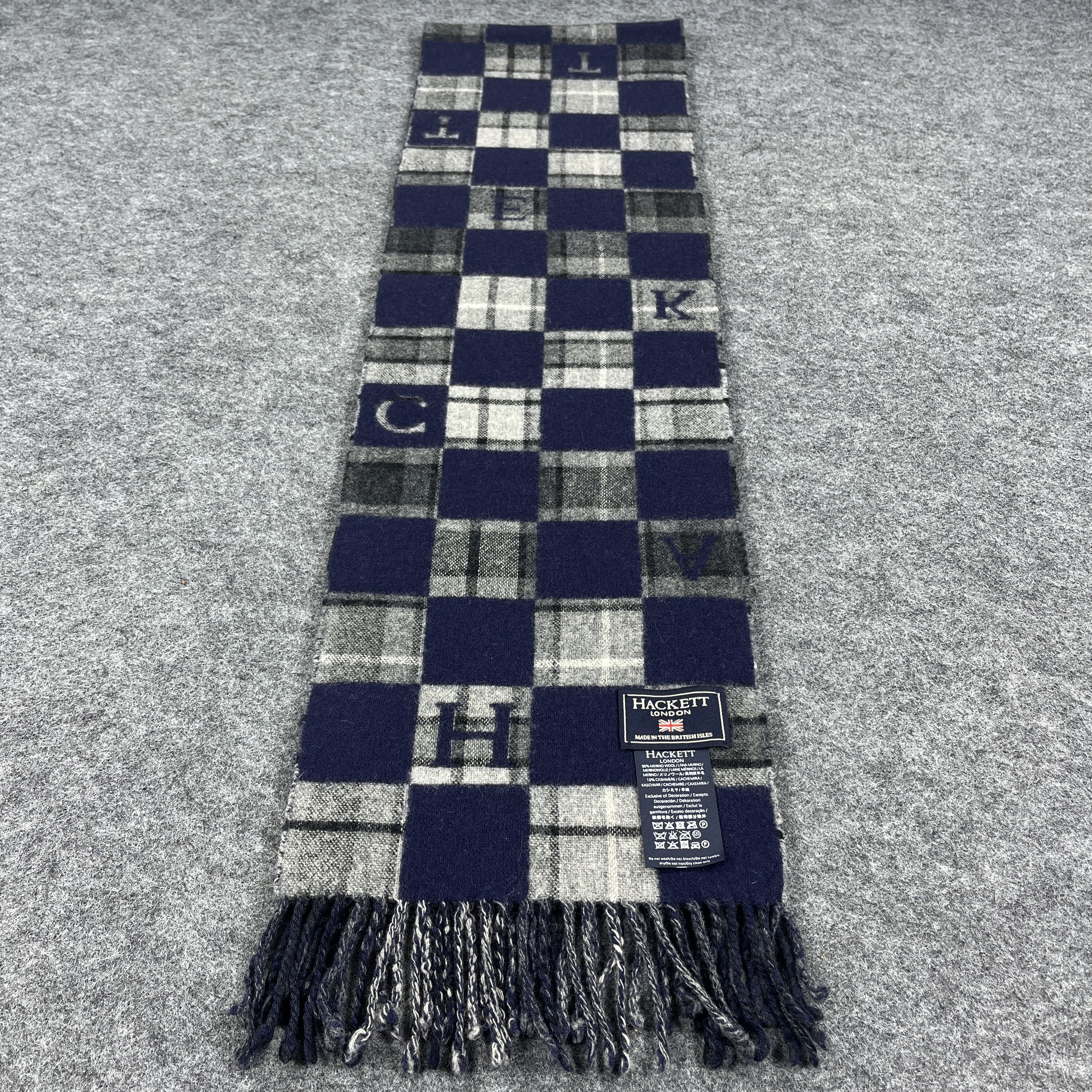 Hackett × Vintage Hackett Scarf / Muffler / Neckwear T1029 Size ONE SIZE - 1 Thumbnail